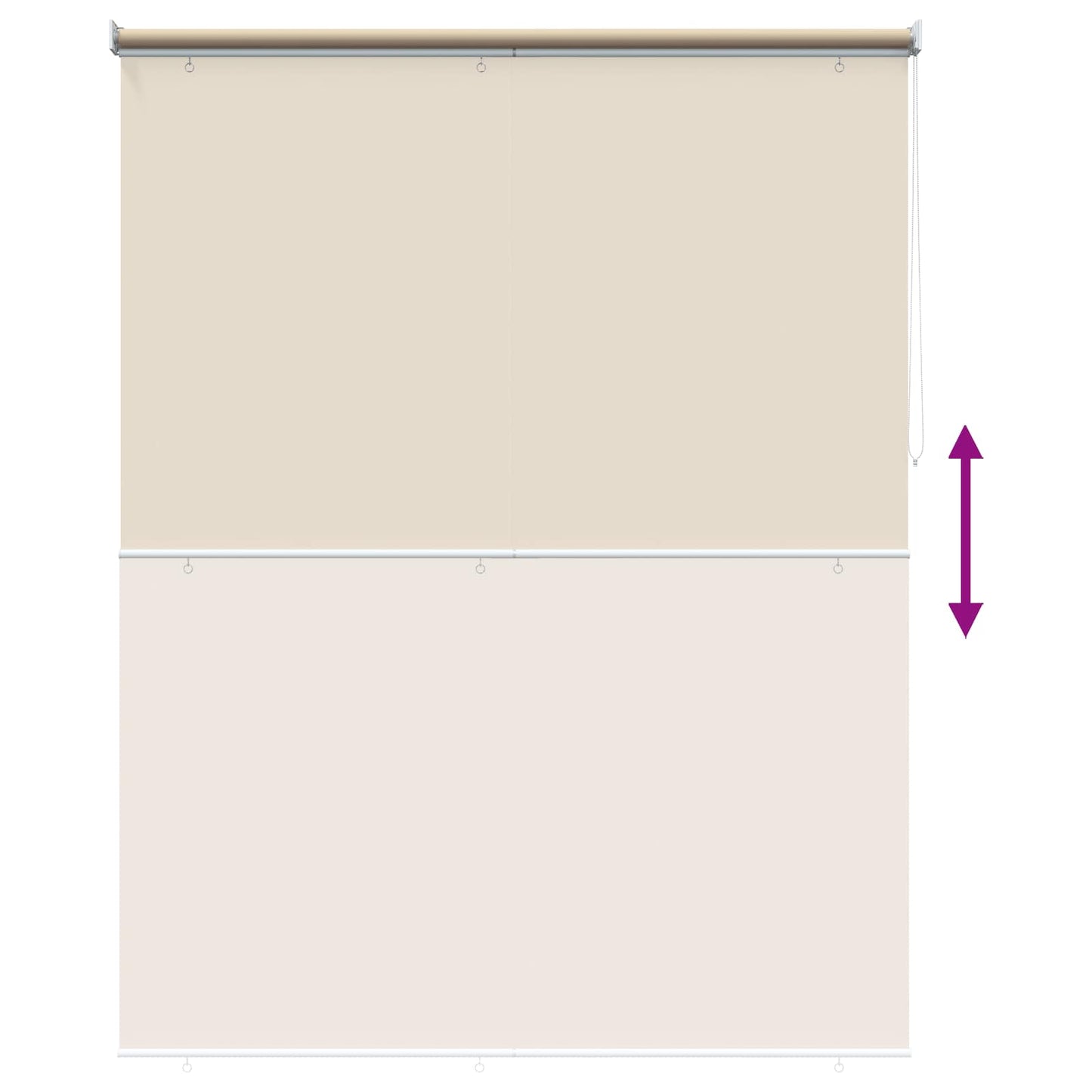 Buitenrolgordijn UV-bescherming Beige 205 x 140 cm (B x H) is nu te koop bij PeponiXL, paradijselijk wonen!