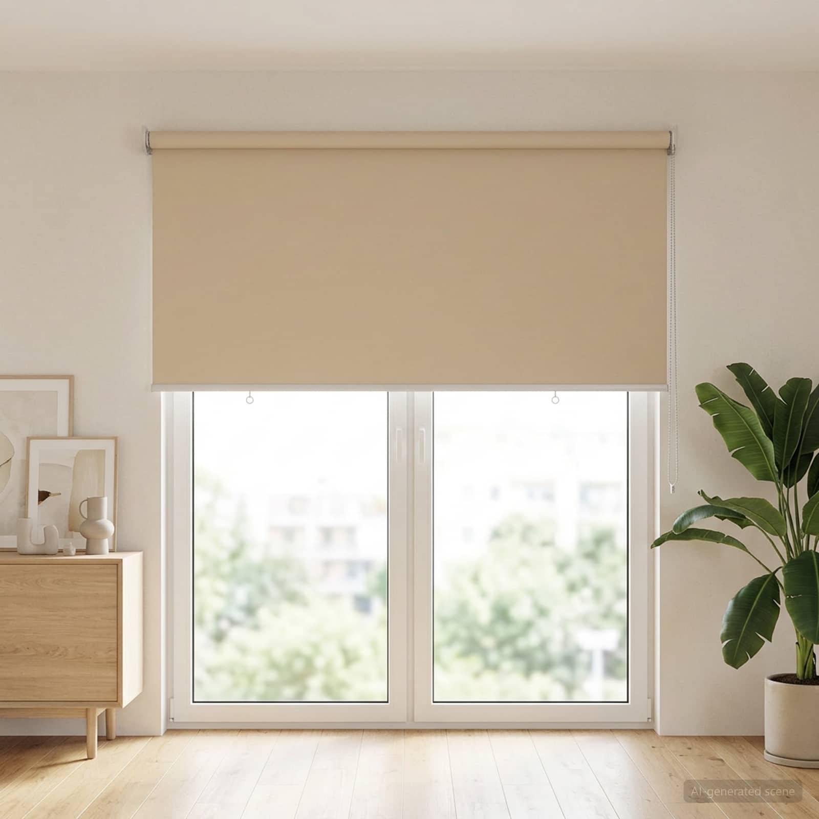 Buitenrolgordijn UV-bescherming Beige 145 x 230 cm (B x H) is nu te koop bij PeponiXL, paradijselijk wonen!