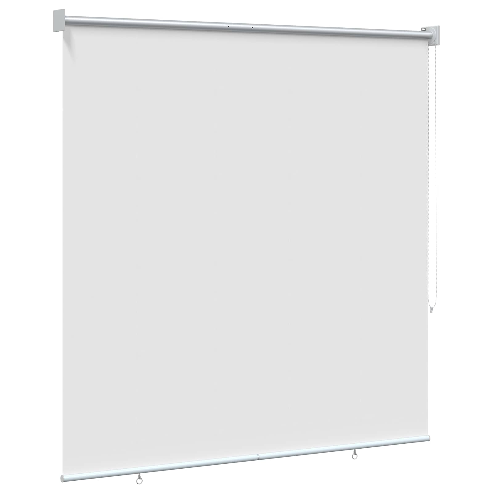 Buitenrolgordijn UV-bescherming Wit 125 x 140 cm (B x H) is nu te koop bij PeponiXL, paradijselijk wonen!