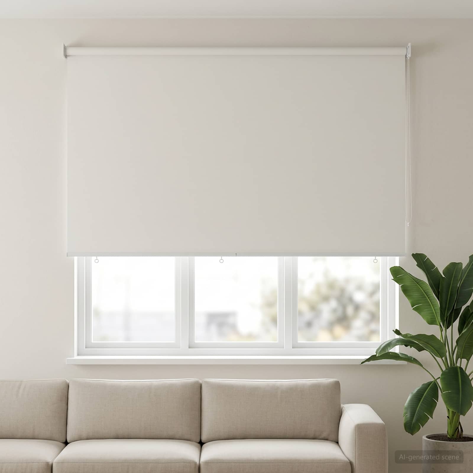 Buitenrolgordijn UV-bescherming Wit 205 x 140 cm (B x H) is nu te koop bij PeponiXL, paradijselijk wonen!