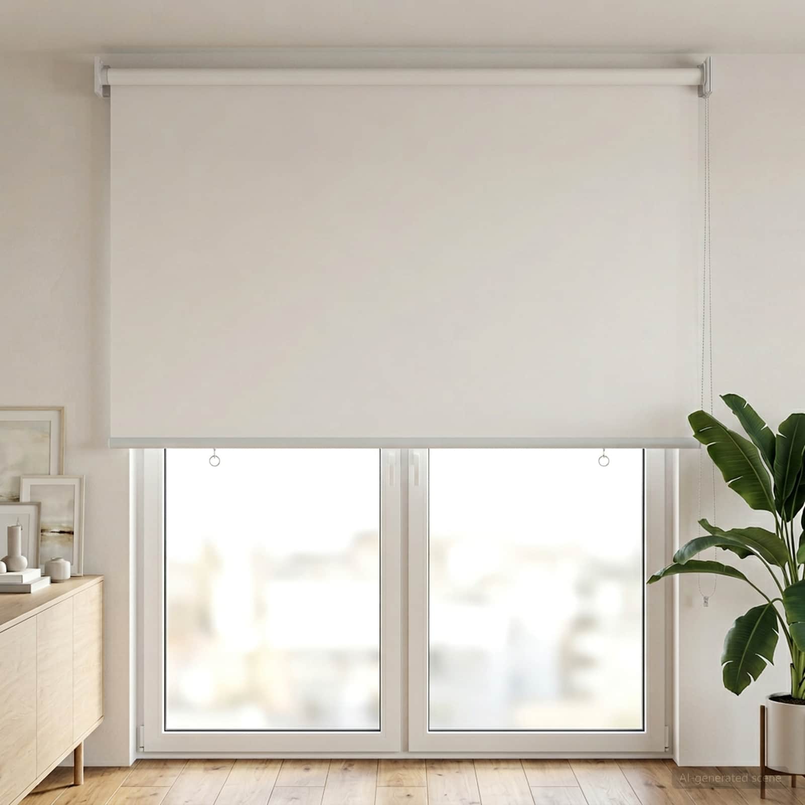 Buitenrolgordijn UV-bescherming Wit 65 x 230 cm (B x H) is nu te koop bij PeponiXL, paradijselijk wonen!