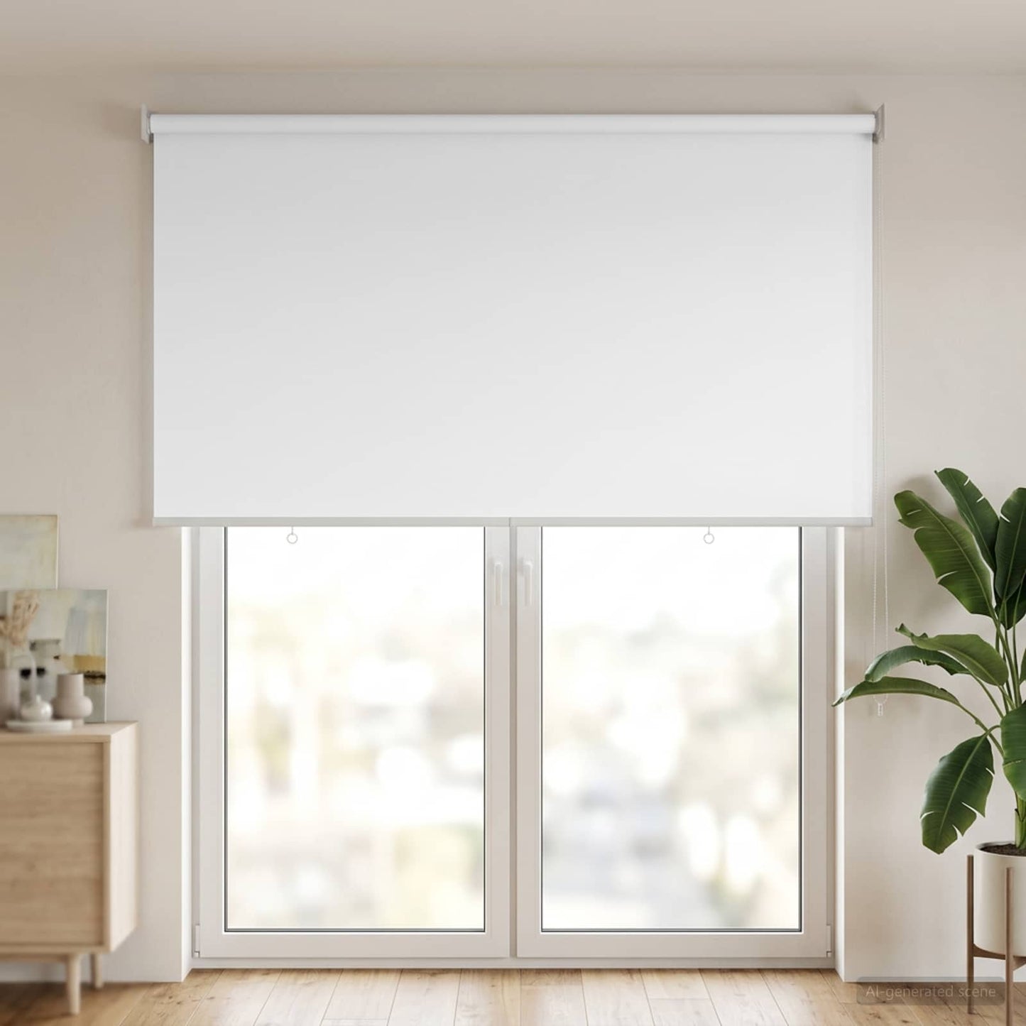 Buitenrolgordijn UV-bescherming Wit 145 x 230 cm (B x H) is nu te koop bij PeponiXL, paradijselijk wonen!