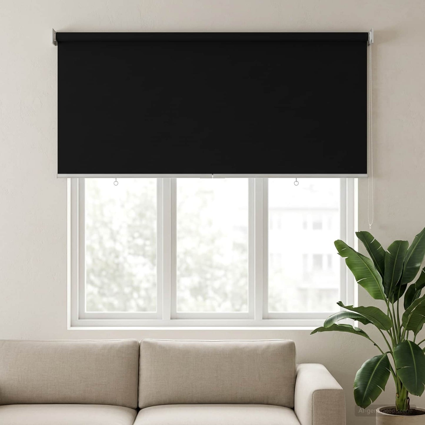 Buitenrolgordijn UV-bescherming Zwart 125 x 140 cm (B x H) is nu te koop bij PeponiXL, paradijselijk wonen!