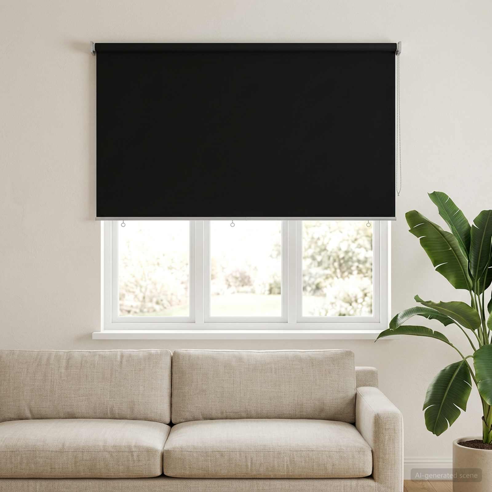 Buitenrolgordijn UV-bescherming Zwart 185 x 140 cm (B x H) is nu te koop bij PeponiXL, paradijselijk wonen!
