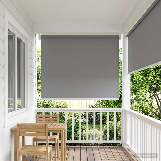 Buitenrolgordijn UV-bescherming Lichtgrijs 65 x 140 cm (B x H) is nu te koop bij PeponiXL, paradijselijk wonen!