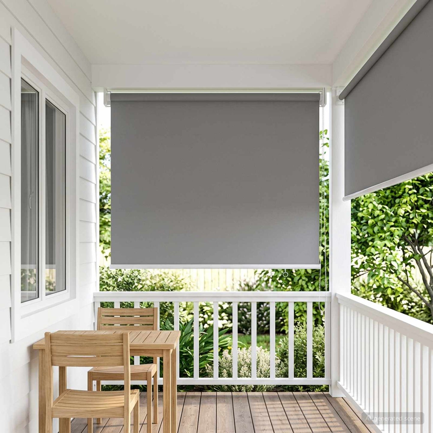 Buitenrolgordijn UV-bescherming Lichtgrijs 85 x 140 cm (B x H) is nu te koop bij PeponiXL, paradijselijk wonen!