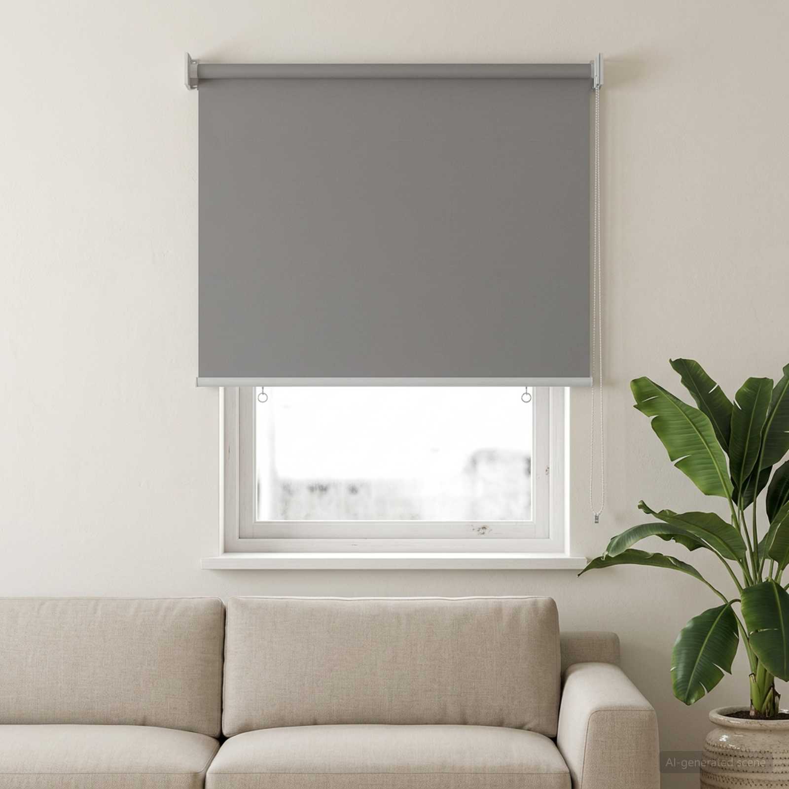 Buitenrolgordijn UV-bescherming Lichtgrijs 105 x 140 cm (B x H) is nu te koop bij PeponiXL, paradijselijk wonen!