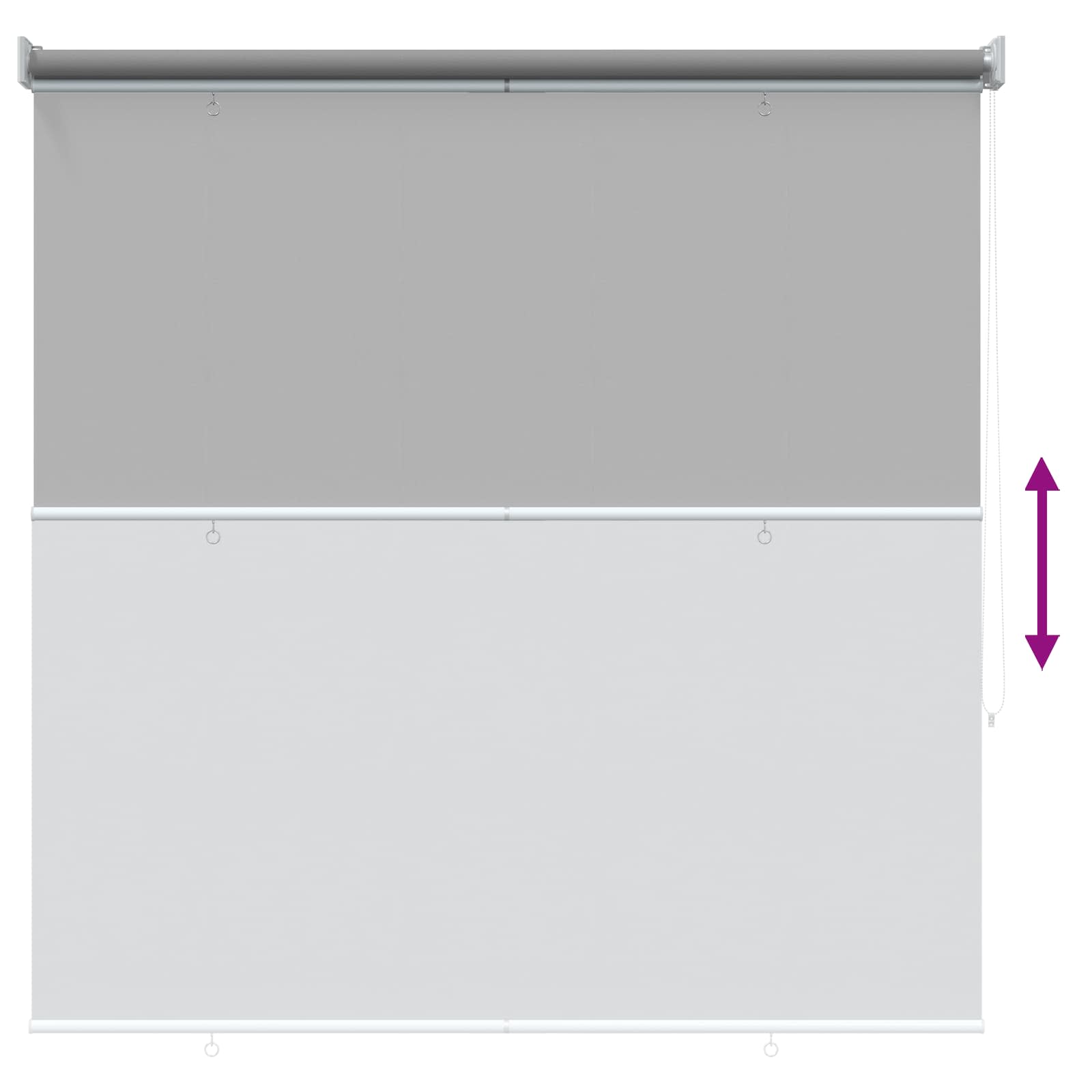 Buitenrolgordijn UV-bescherming Lichtgrijs 145 x 140 cm (B x H) is nu te koop bij PeponiXL, paradijselijk wonen!