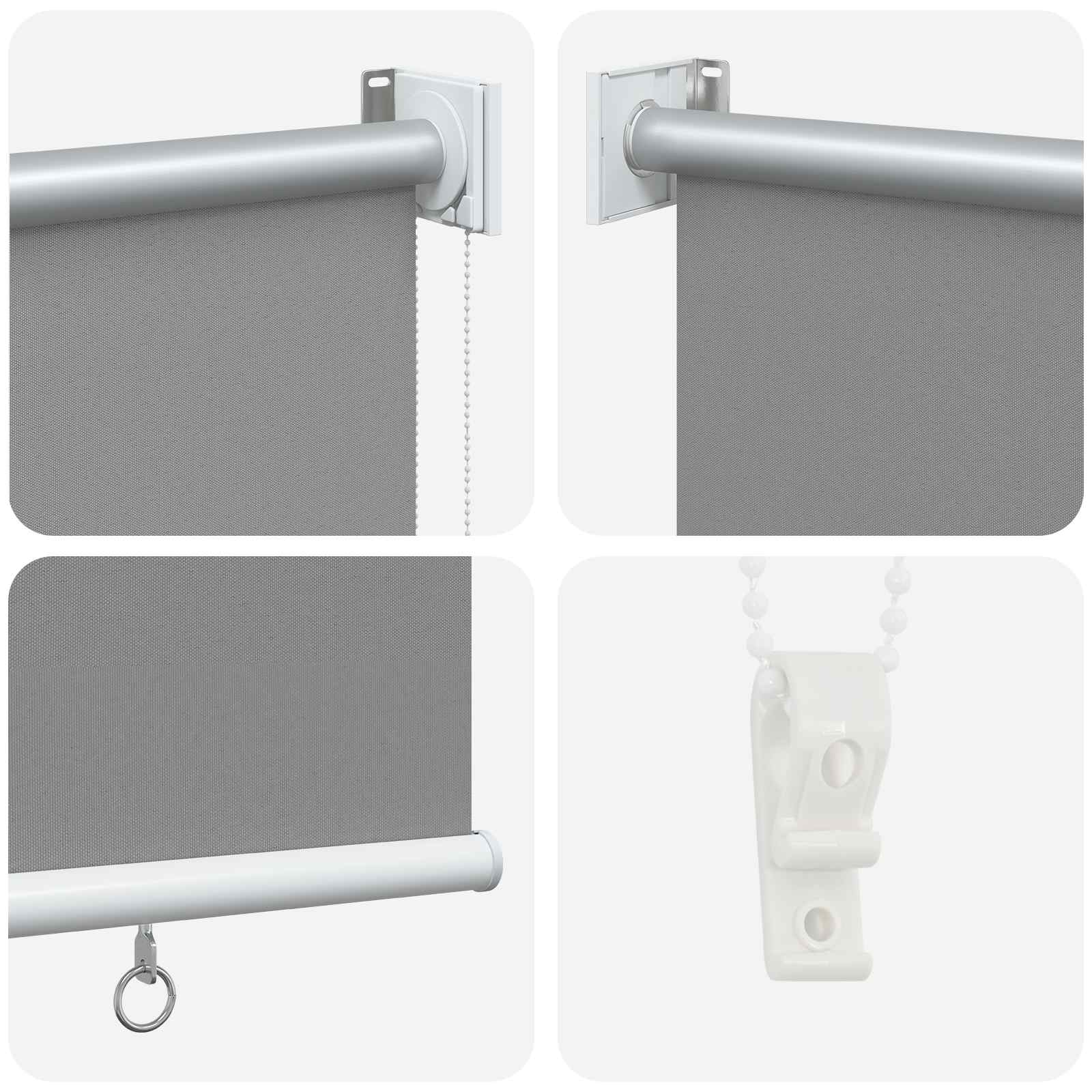 Buitenrolgordijn UV-bescherming Lichtgrijs 185 x 140 cm (B x H) is nu te koop bij PeponiXL, paradijselijk wonen!
