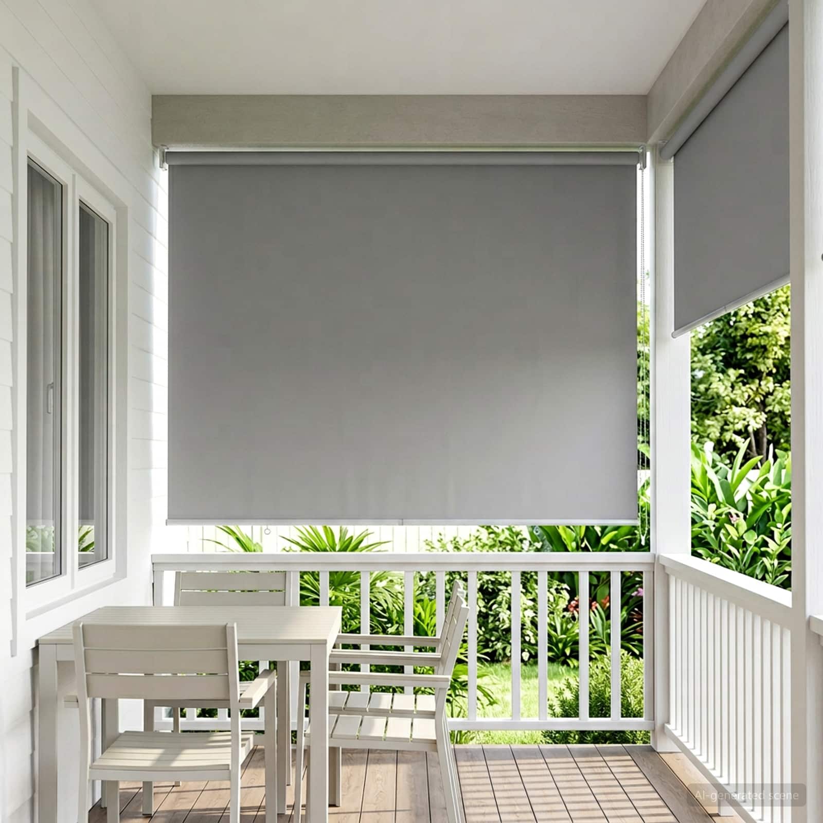 Buitenrolgordijn UV-bescherming Lichtgrijs 145 x 230 cm (B x H) is nu te koop bij PeponiXL, paradijselijk wonen!