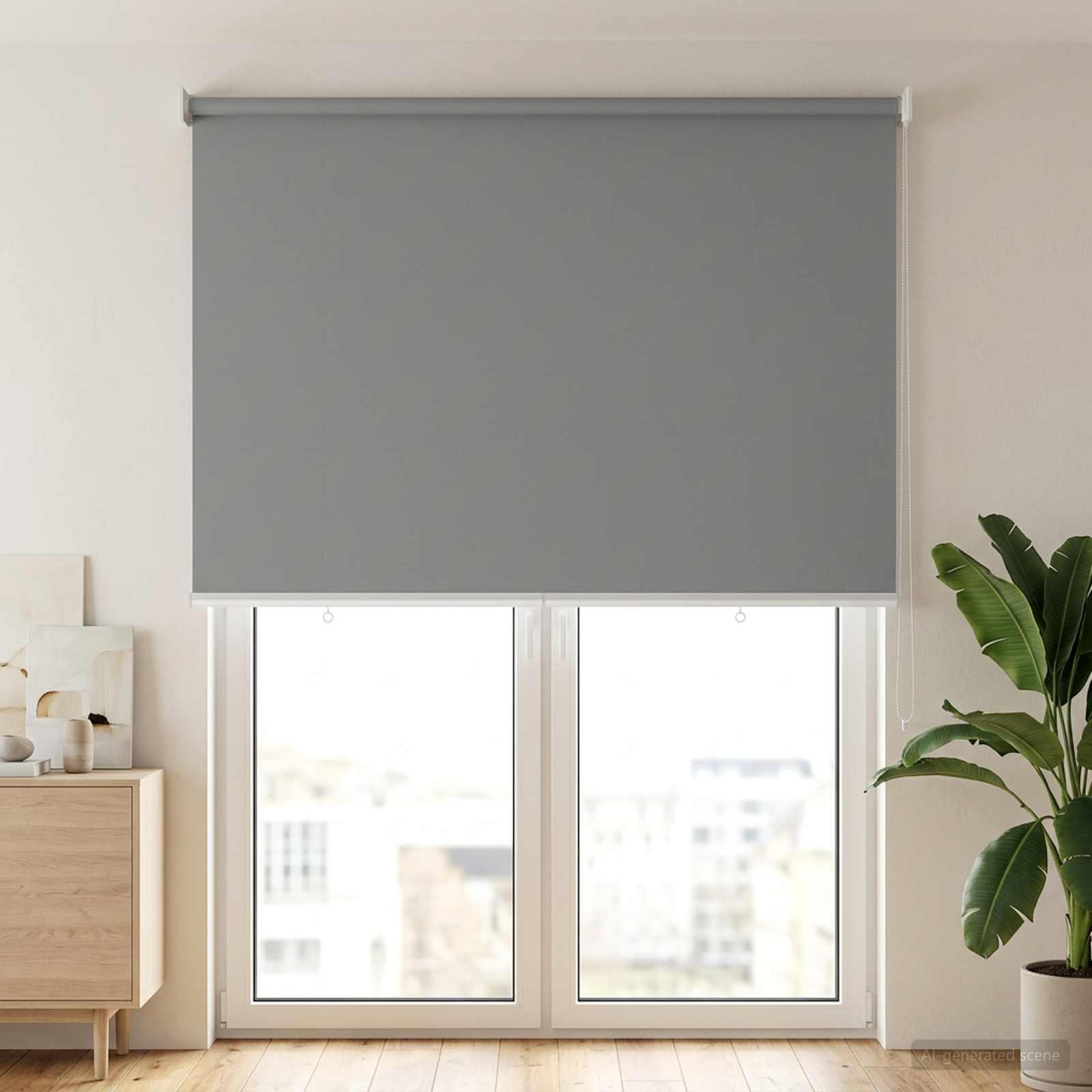 Buitenrolgordijn UV-bescherming Lichtgrijs 145 x 230 cm (B x H) is nu te koop bij PeponiXL, paradijselijk wonen!