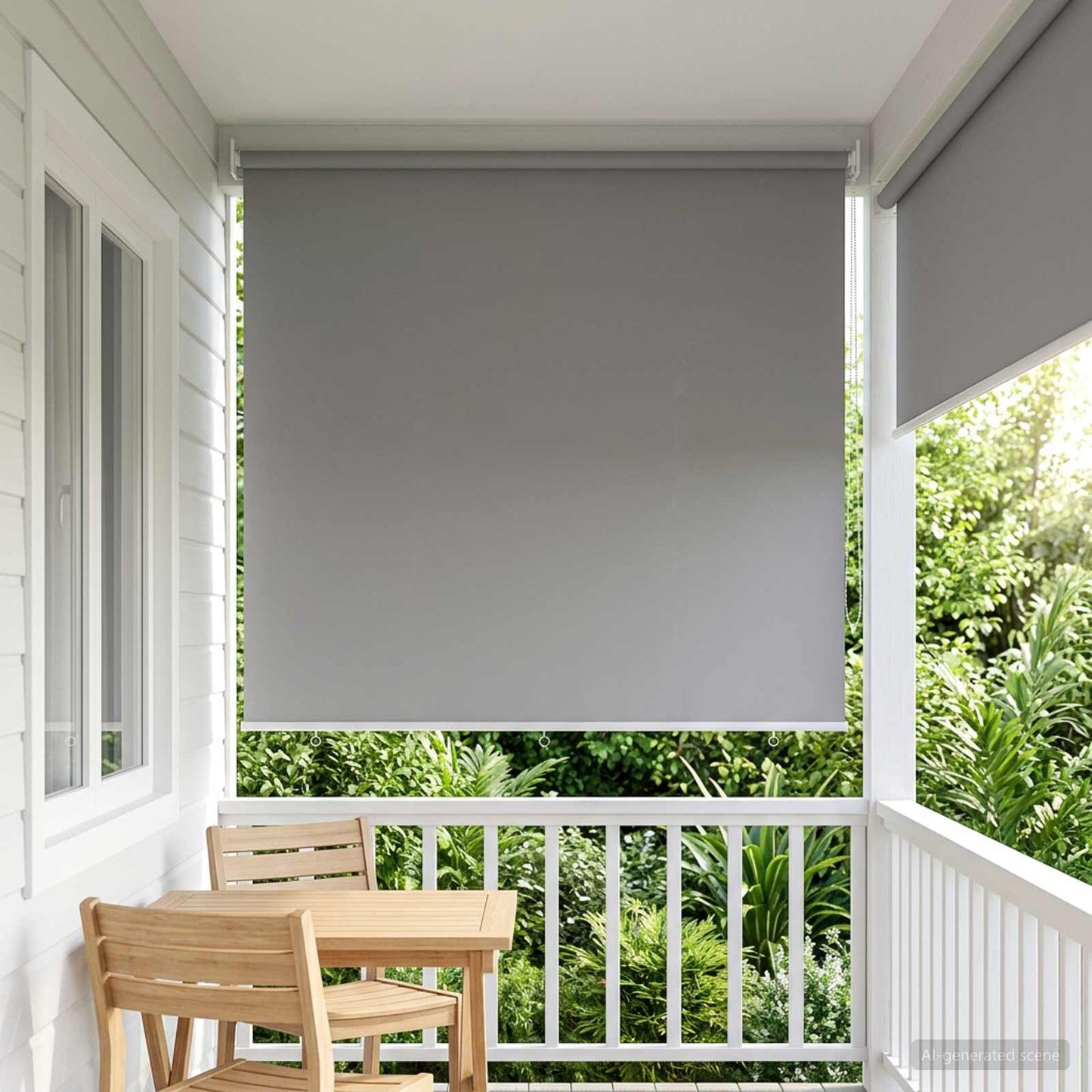 Buitenrolgordijn UV-bescherming Lichtgrijs 165 x 230 cm (B x H) is nu te koop bij PeponiXL, paradijselijk wonen!