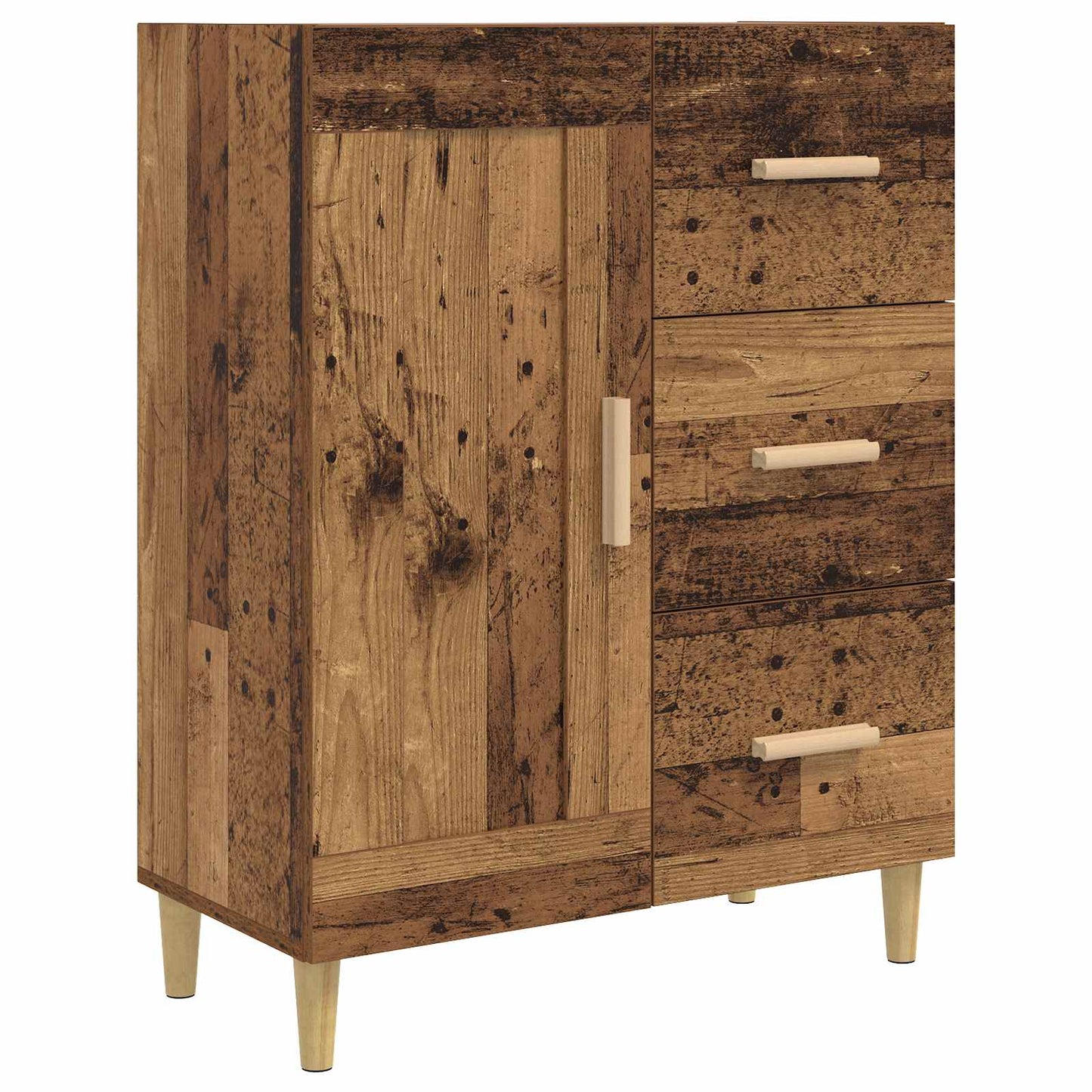 Dressoir Oud hout 69,5 x 34 x 90 cm Bewerkt hout is nu te koop bij PeponiXL, paradijselijk wonen!