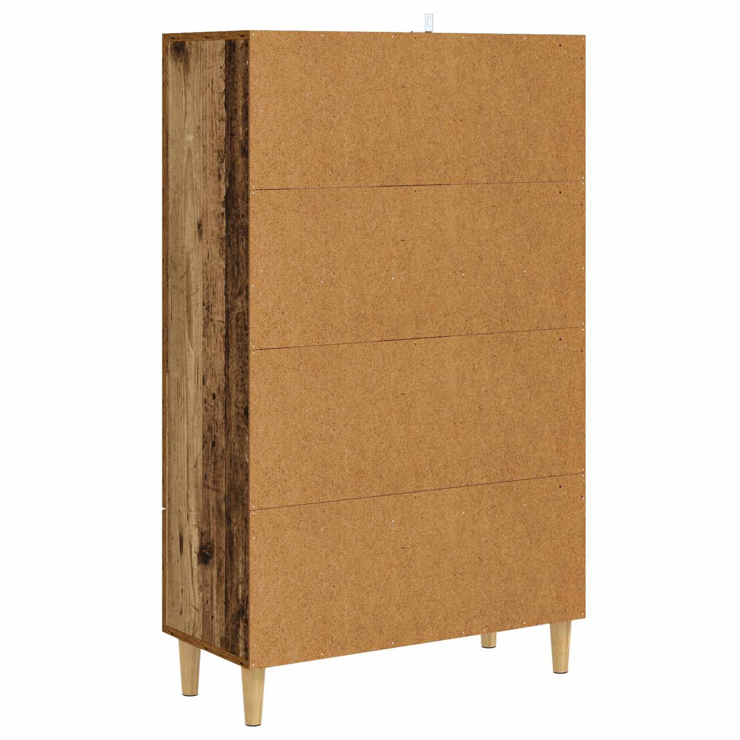 Hoge kast Oud hout 70 x 31 x 115 cm Bewerkt hout is nu te koop bij PeponiXL, paradijselijk wonen!