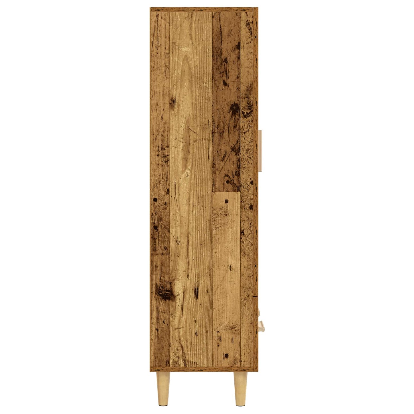 Hoge kast Oud hout 70 x 31 x 115 cm Bewerkt hout is nu te koop bij PeponiXL, paradijselijk wonen!