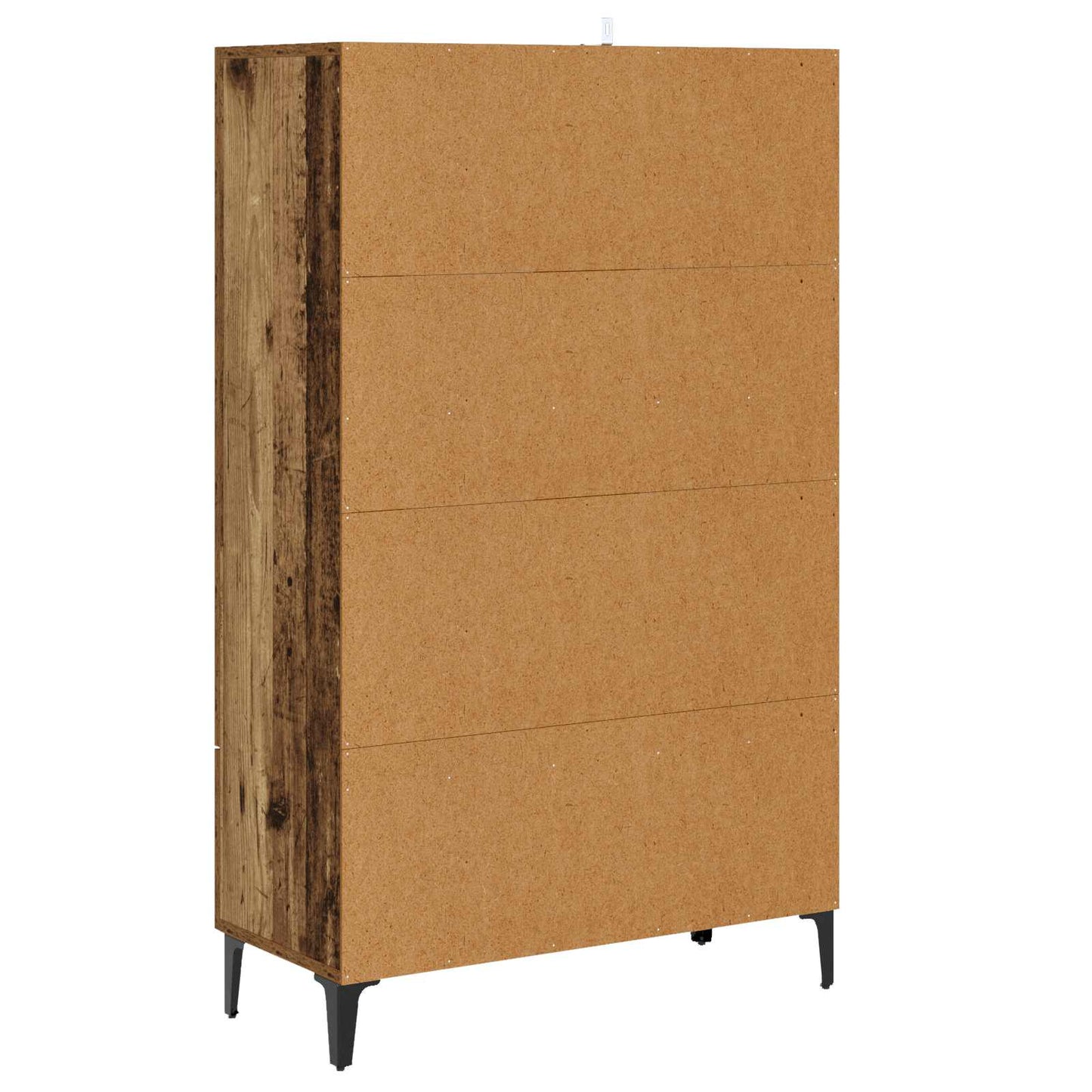 Hoge kast Oud hout 70 x 31 x 115 cm Bewerkt hout is nu te koop bij PeponiXL, paradijselijk wonen!