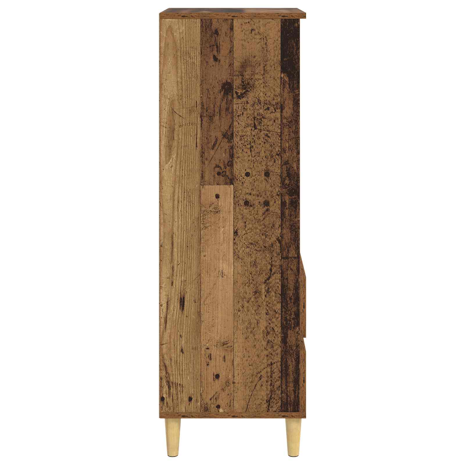 Hoge kast Oud hout 40 x 36 x 110 cm Bewerkt hout is nu te koop bij PeponiXL, paradijselijk wonen!