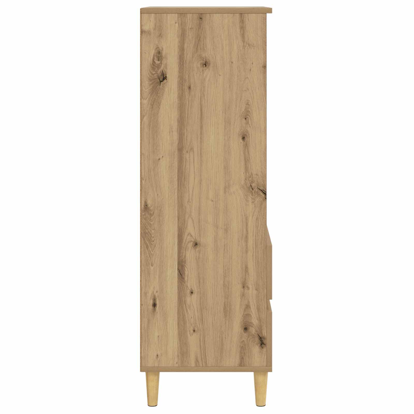 Hoge kast Artisanaal eiken 40 x 36 x 110 cm Bewerkt hout is nu te koop bij PeponiXL, paradijselijk wonen!
