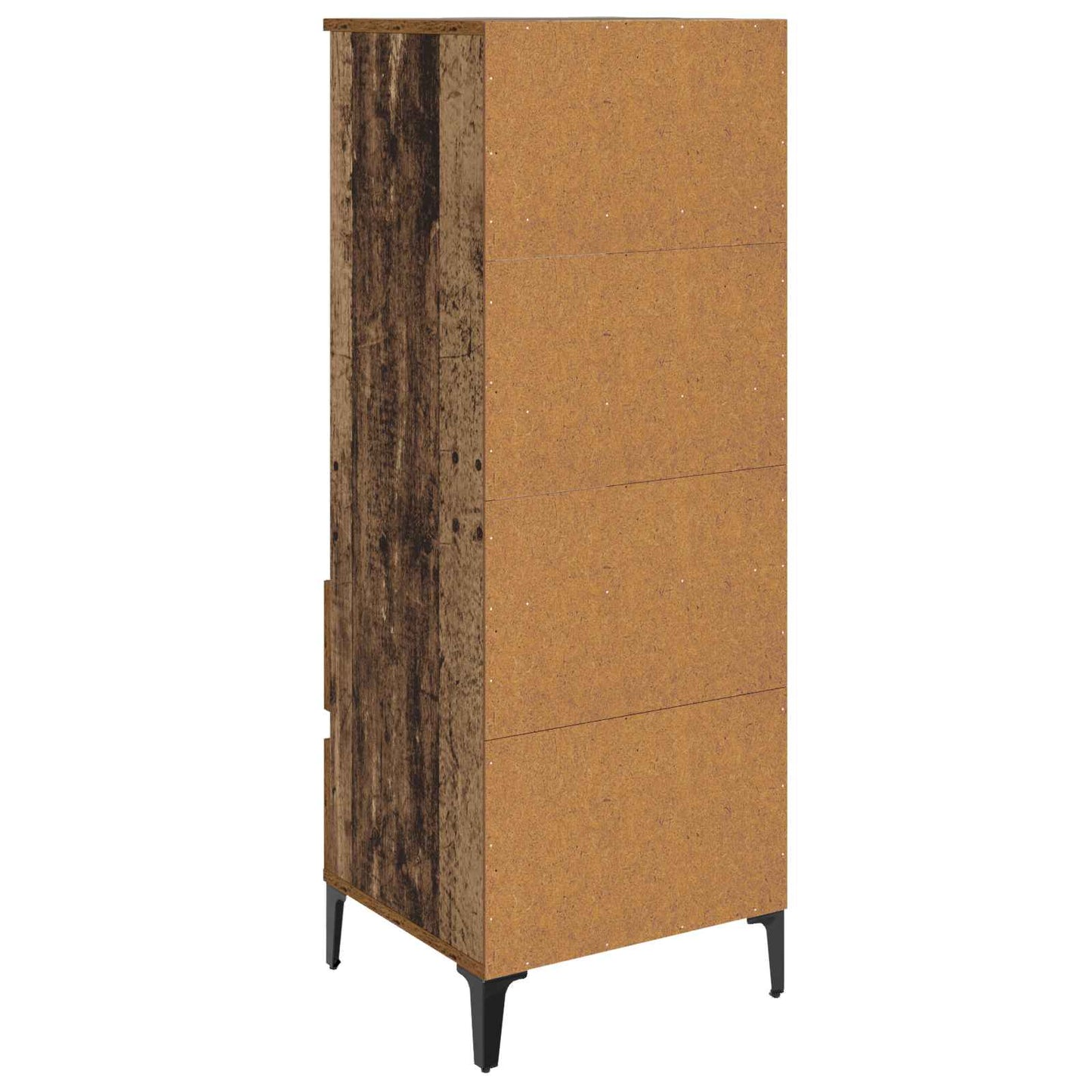 Hoge kast Oud hout 40 x 36 x 110 cm Bewerkt hout is nu te koop bij PeponiXL, paradijselijk wonen!
