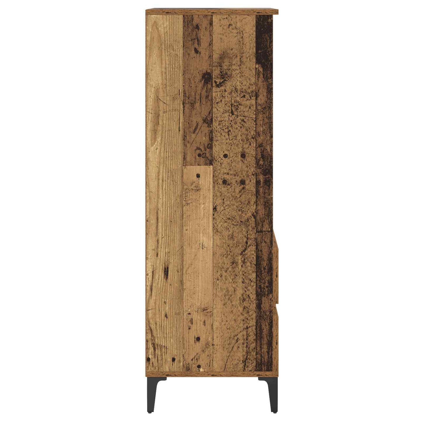 Hoge kast Oud hout 40 x 36 x 110 cm Bewerkt hout is nu te koop bij PeponiXL, paradijselijk wonen!