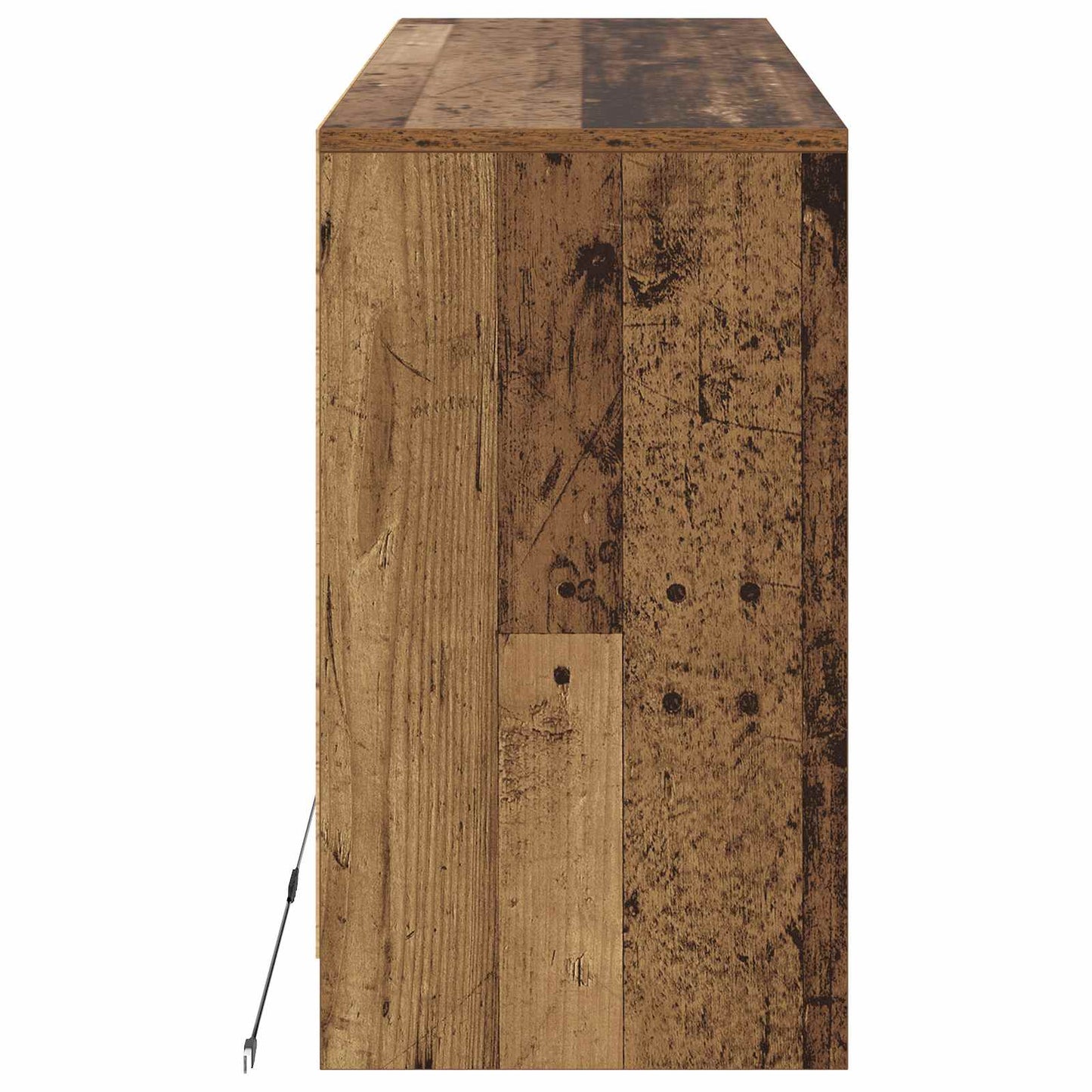 TV-kast 91 x 34 x 61 cm Oud hout Bewerkt hout is nu te koop bij PeponiXL, paradijselijk wonen!
