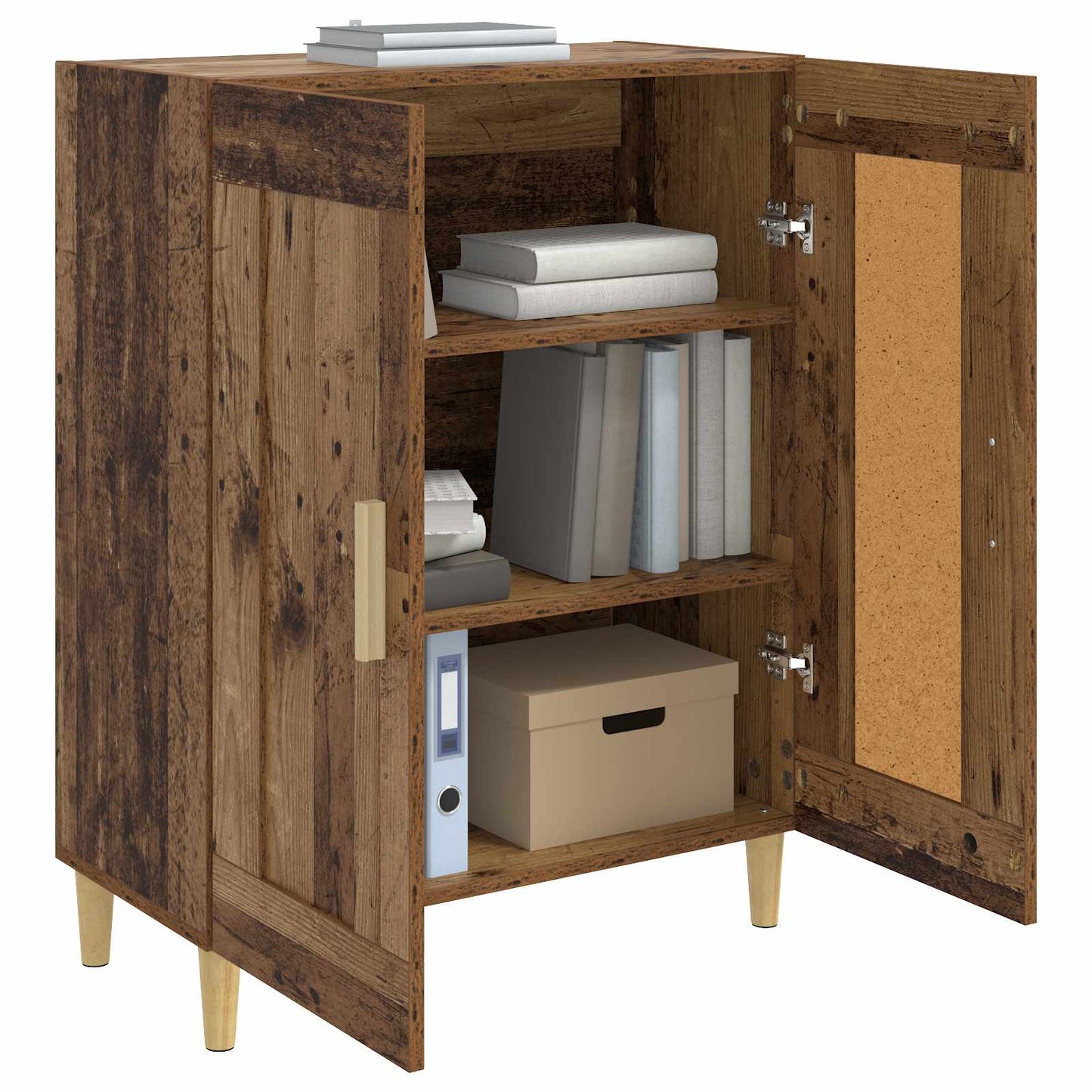Dressoir Oud hout 69,5 x 34 x 90 cm Bewerkt hout is nu te koop bij PeponiXL, paradijselijk wonen!