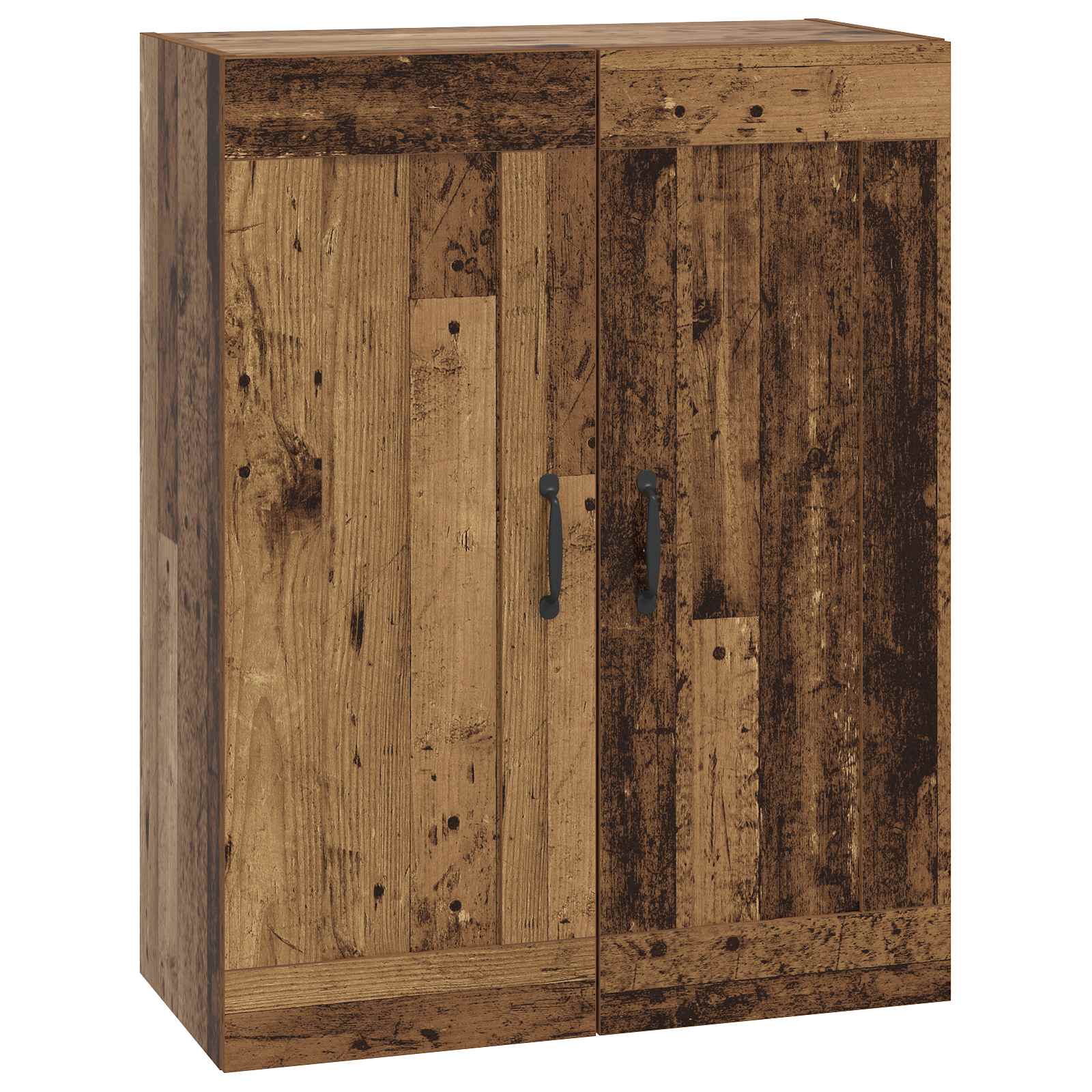 Wandkast Oud hout 69,5 x 34 x 90 cm Bewerkt hout is nu te koop bij PeponiXL, paradijselijk wonen!