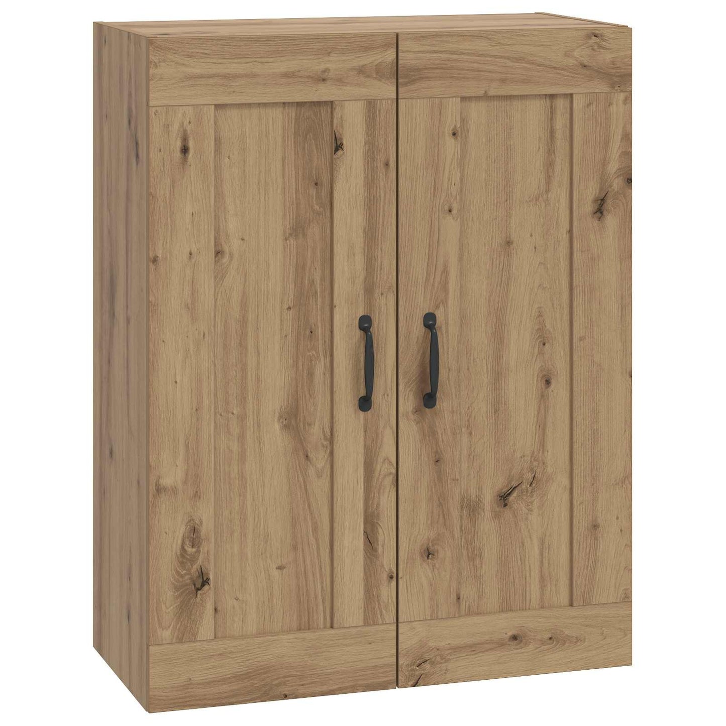 Wandkast Artisanaal eiken 69,5 x 34 x 90 cm Bewerkt hout is nu te koop bij PeponiXL, paradijselijk wonen!