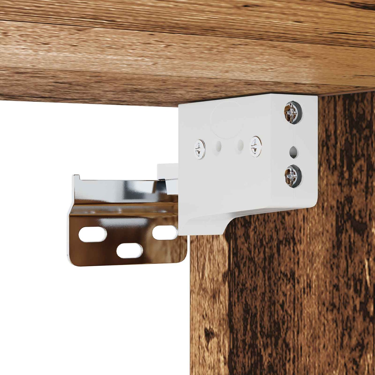 Wandkast Oud hout 34,5 x 34 x 90 cm Bewerkt hout is nu te koop bij PeponiXL, paradijselijk wonen!