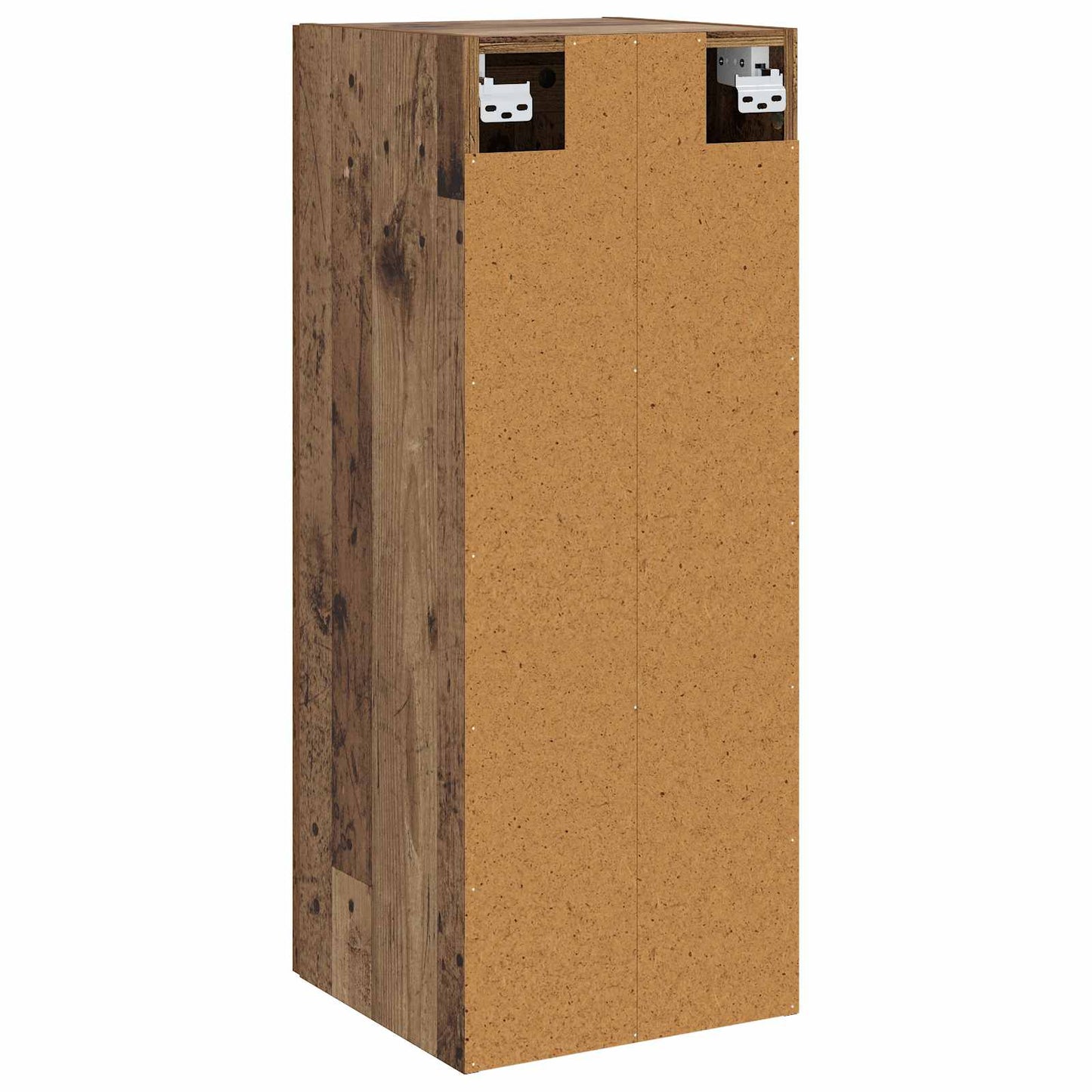 Wandkast Oud hout 34,5 x 34 x 90 cm Bewerkt hout is nu te koop bij PeponiXL, paradijselijk wonen!
