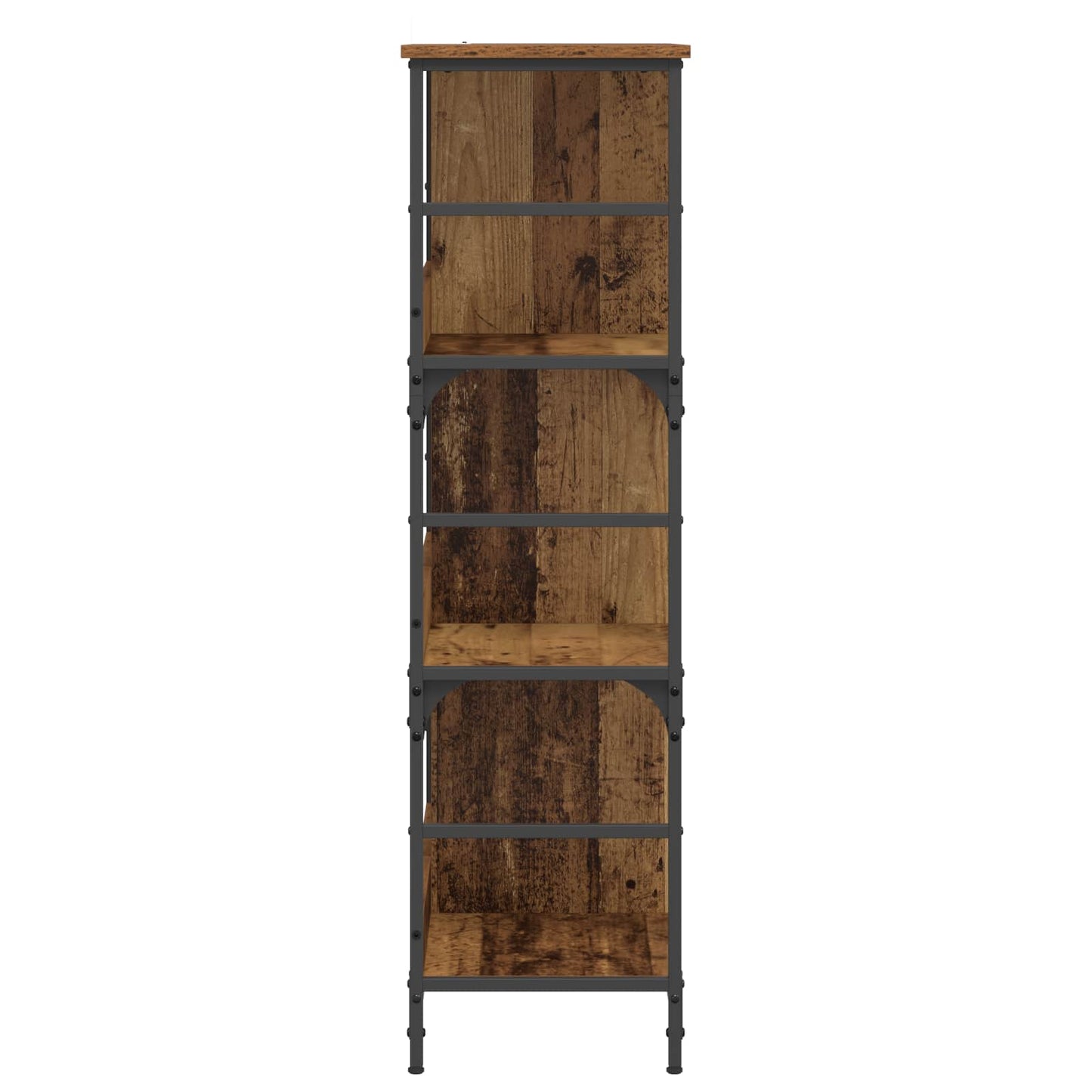 Boekenkast Oud hout 78,5 x 33 x 117,5 cm metaal PB is nu te koop bij PeponiXL, paradijselijk wonen!