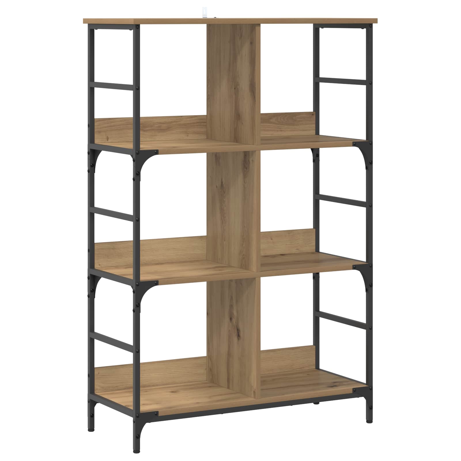 Boekenkast 4-laags 78,5 x 33 x 117,5 cm metaal PB is nu te koop bij PeponiXL, paradijselijk wonen!