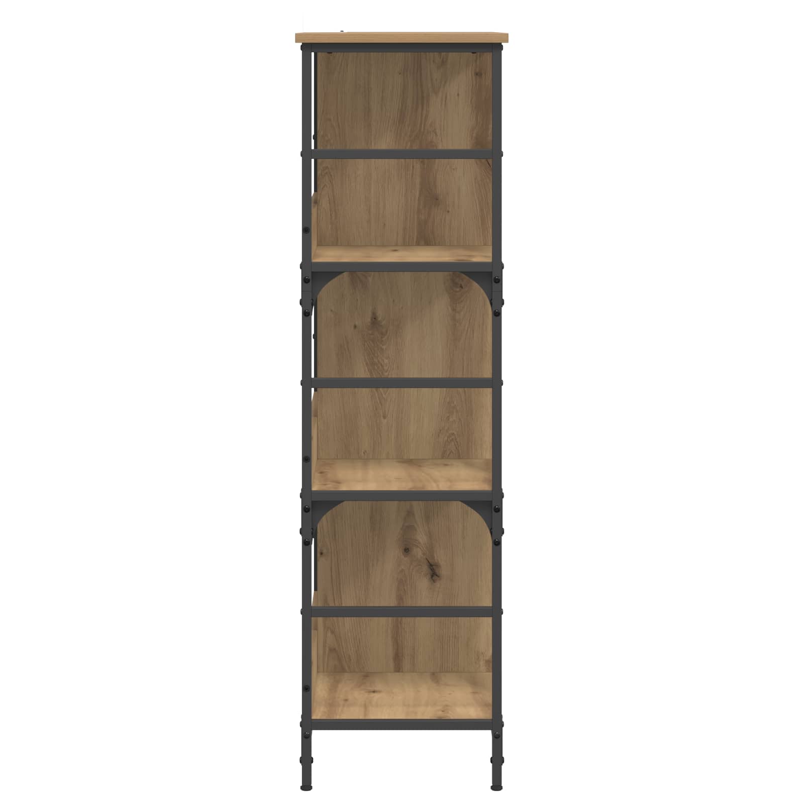 Boekenkast 4-laags 78,5 x 33 x 117,5 cm metaal PB is nu te koop bij PeponiXL, paradijselijk wonen!