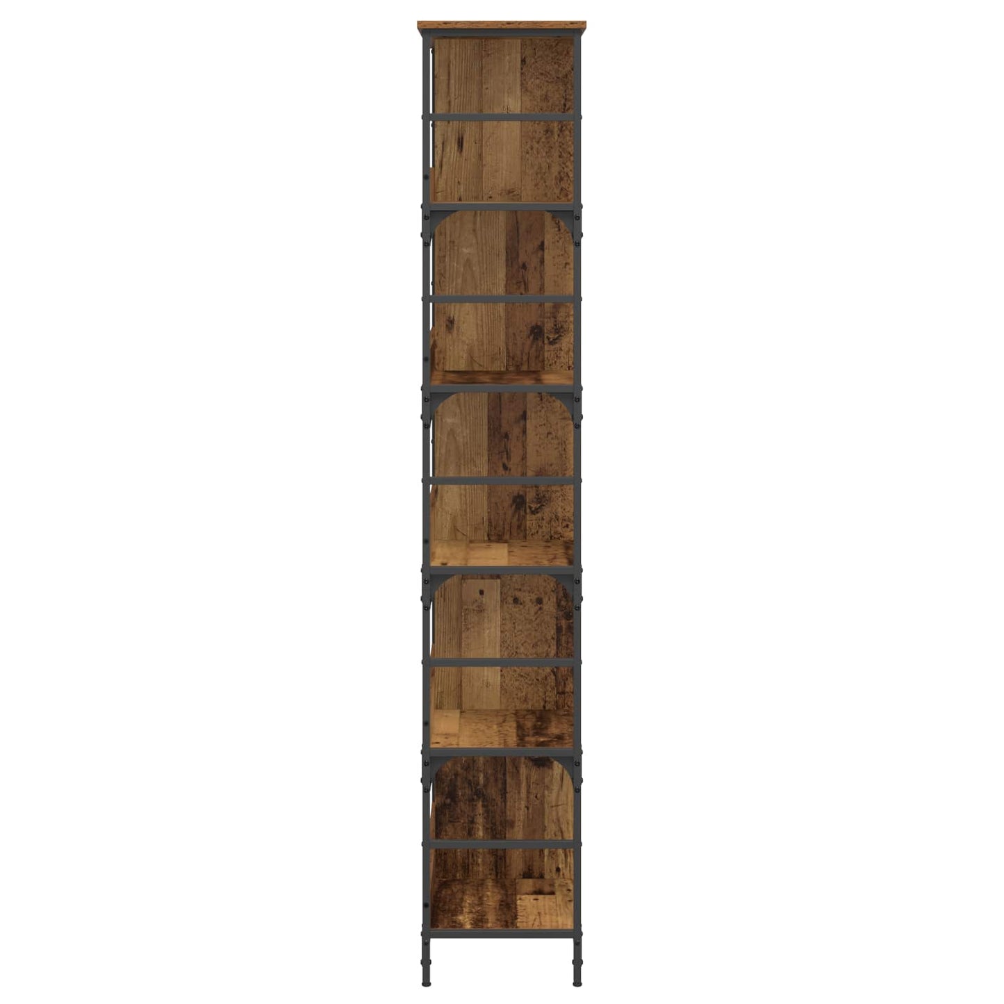 Boekenkast Oud hout 78,5 x 33 x 188,5 cm metaal PB is nu te koop bij PeponiXL, paradijselijk wonen!