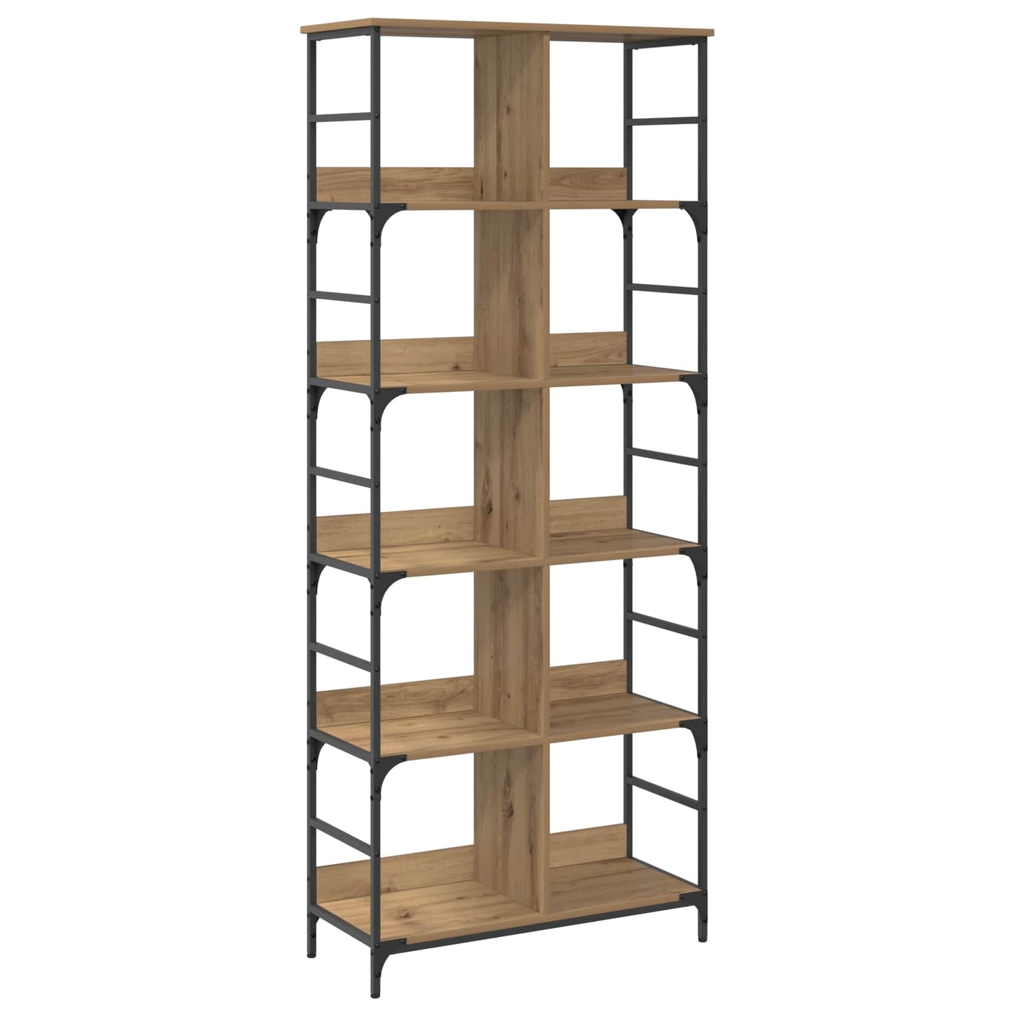 Boekenkast 4-laags 78,5 x 33 x 188,5 cm metaal PB is nu te koop bij PeponiXL, paradijselijk wonen!