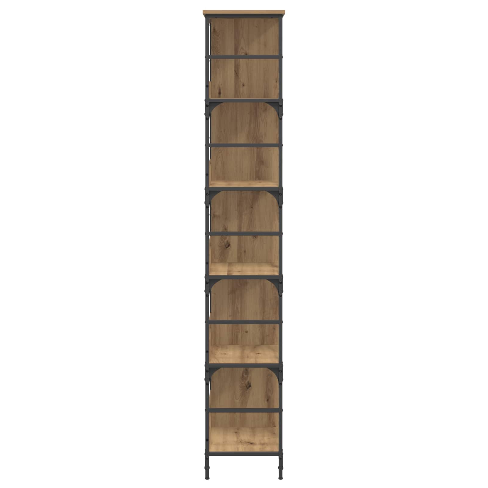Boekenkast 4-laags 78,5 x 33 x 188,5 cm metaal PB is nu te koop bij PeponiXL, paradijselijk wonen!