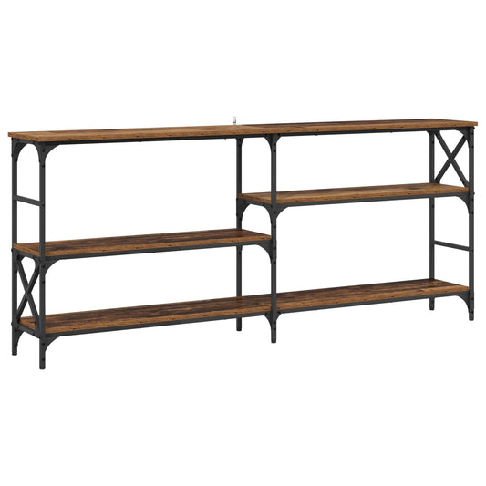 Wandtafel Oud hout 180 x 29 x 76,5 cm metaal PB is nu te koop bij PeponiXL, paradijselijk wonen!