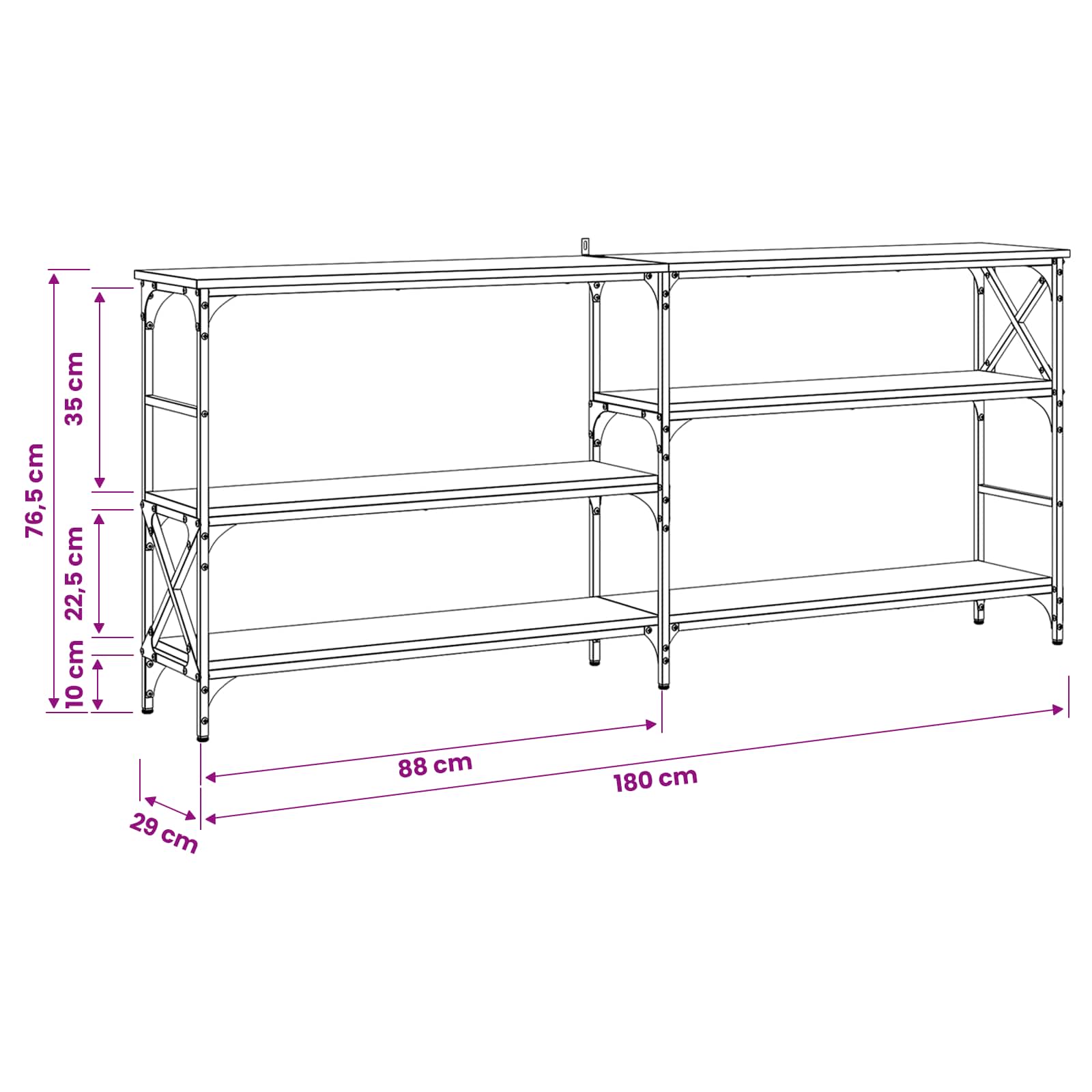 Wandtafel metaal PB is nu te koop bij PeponiXL, paradijselijk wonen!