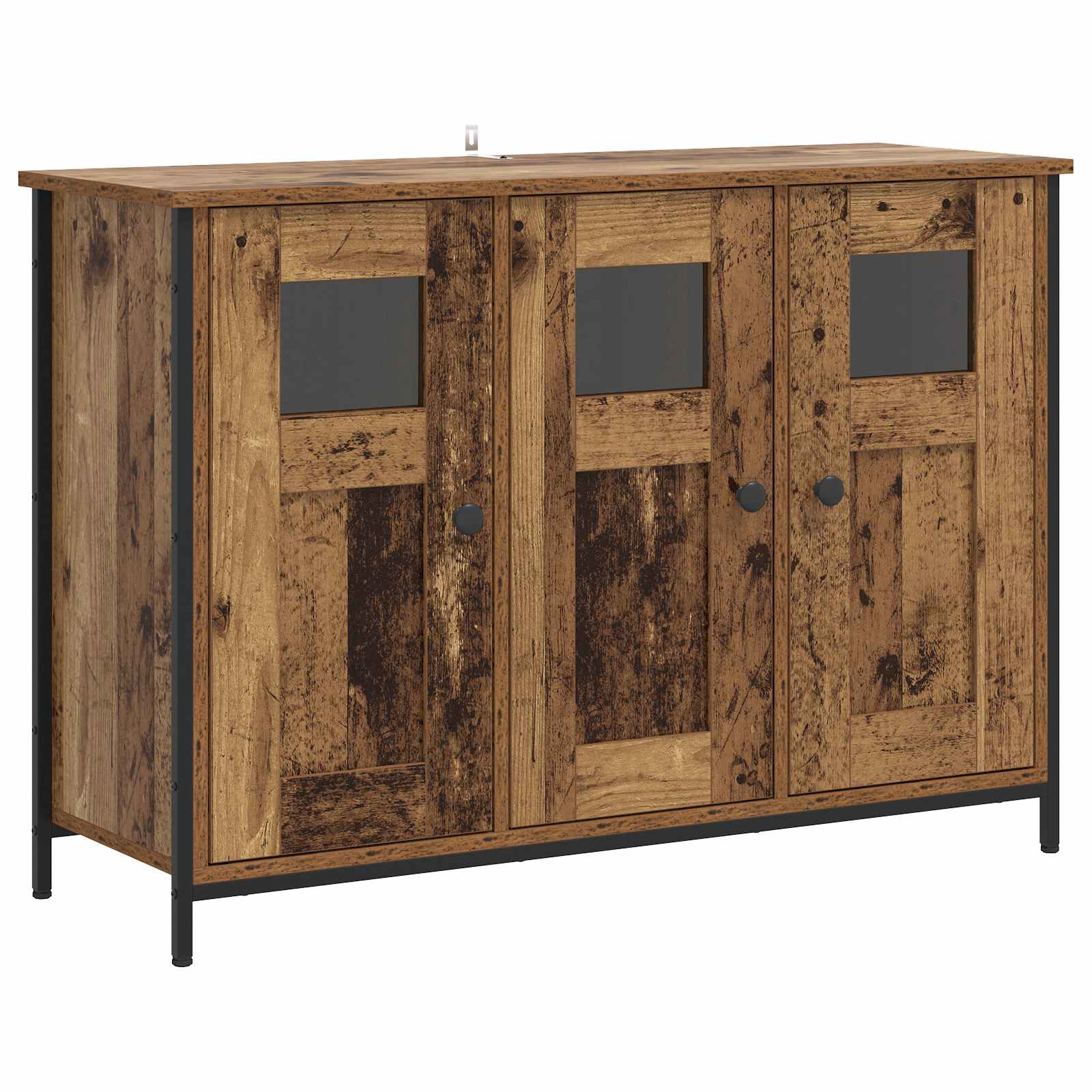 Dressoir Oud hout 100 x 35 x 70 cm Bewerkt hout is nu te koop bij PeponiXL, paradijselijk wonen!