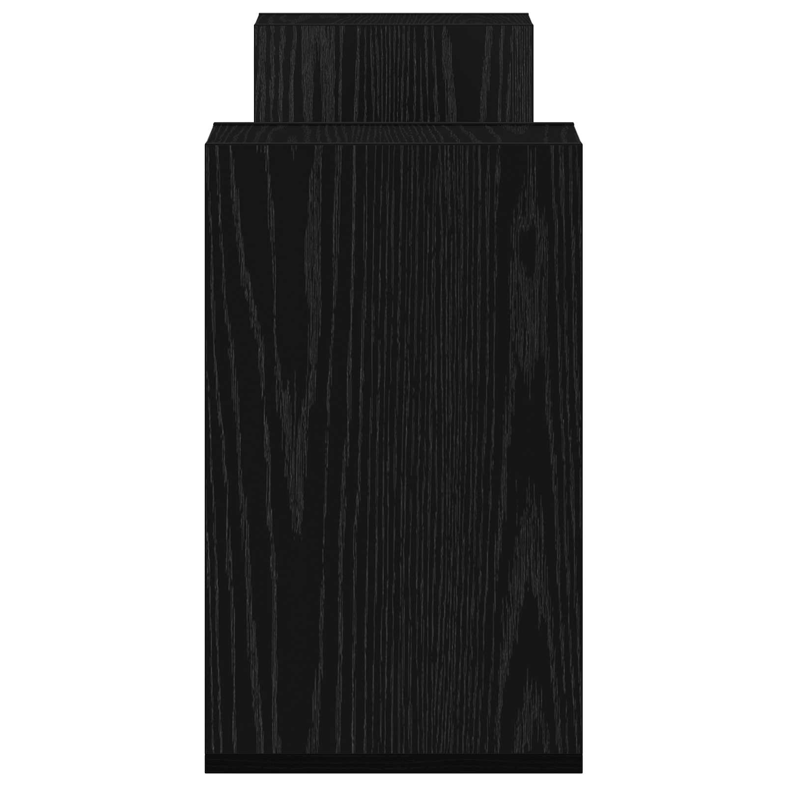 TV-kast 100 x 30 x 50 cm Zwart eiken Bewerkt hout is nu te koop bij PeponiXL, paradijselijk wonen!
