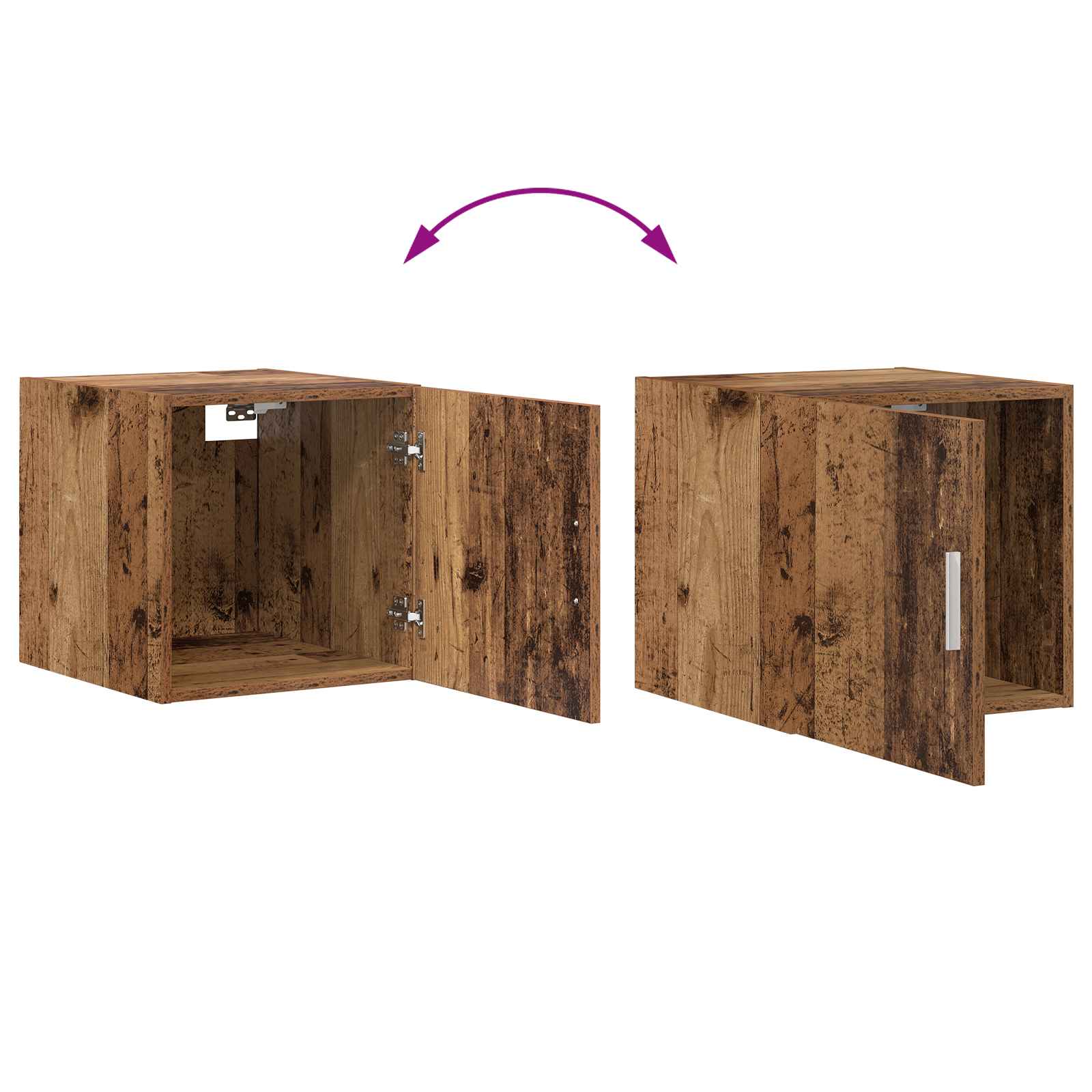 Wandkast Oud hout 40 x 42,5 x 40 cm PB is nu te koop bij PeponiXL, paradijselijk wonen!