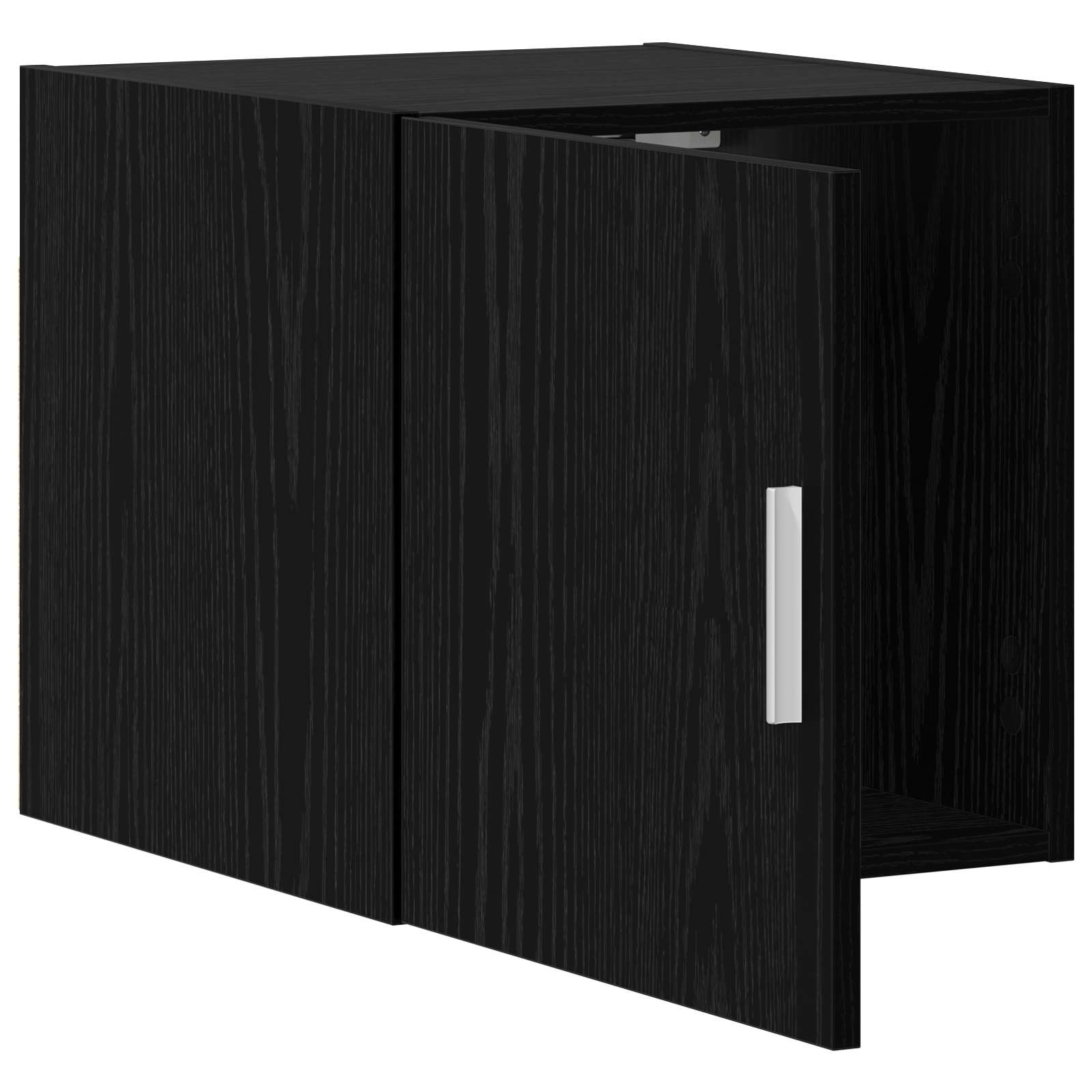 Wandkast Zwart eiken 40 x 42,5 x 40 cm Bewerkt hout is nu te koop bij PeponiXL, paradijselijk wonen!