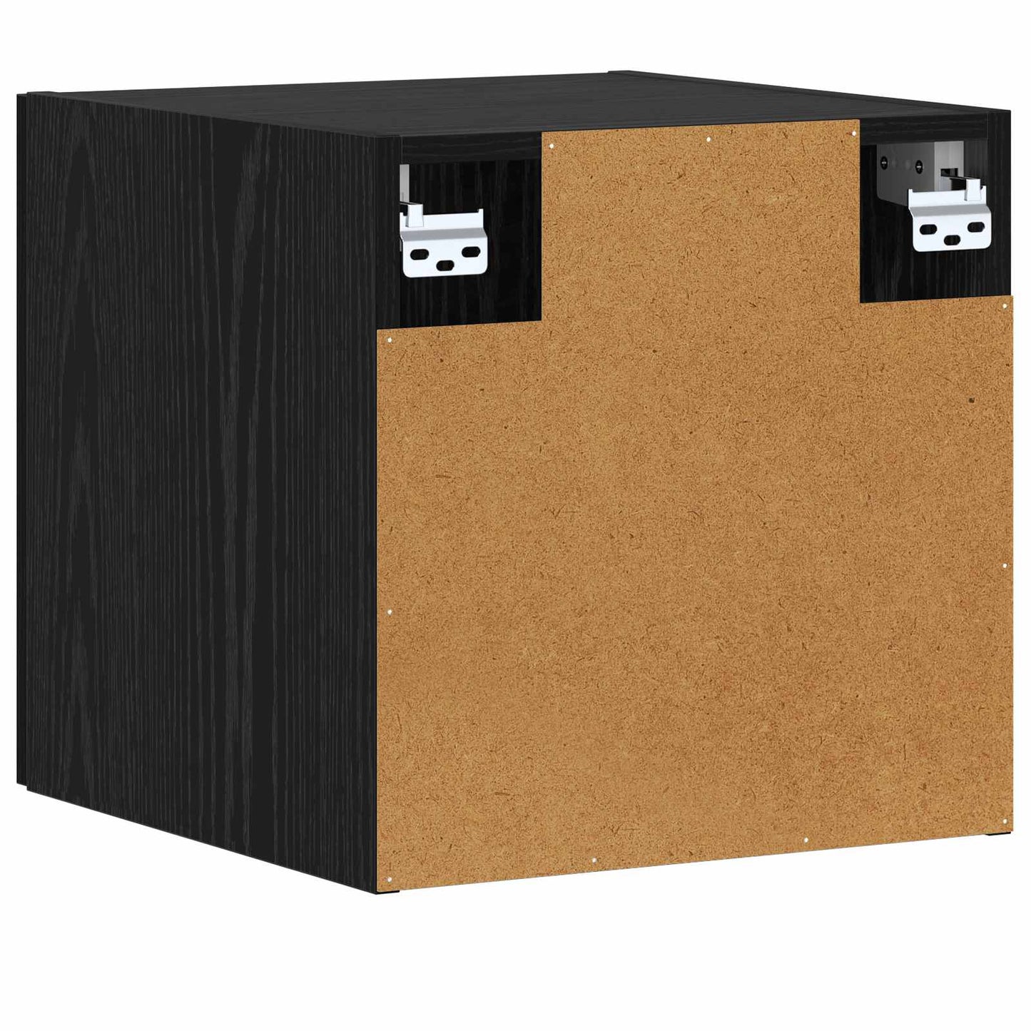 Wandkast Zwart eiken 40 x 42,5 x 40 cm Bewerkt hout is nu te koop bij PeponiXL, paradijselijk wonen!