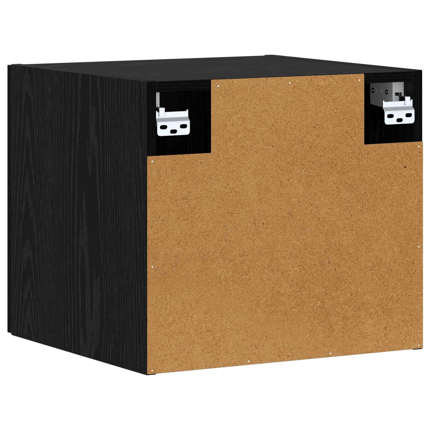 Wandkast Zwart eiken 45 x 42,5 x 40 cm Bewerkt hout is nu te koop bij PeponiXL, paradijselijk wonen!