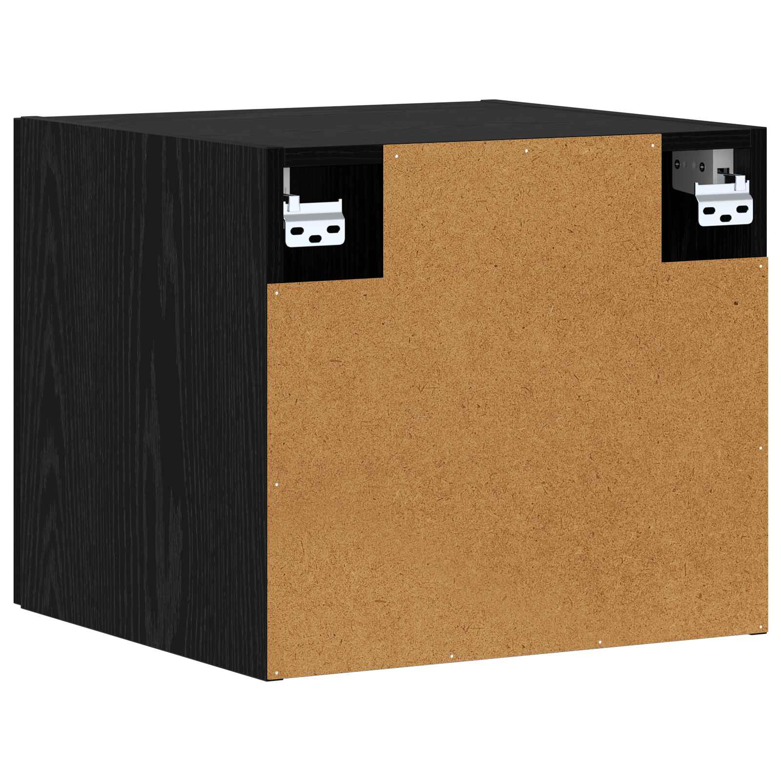 Wandkast Zwart eiken 45 x 42,5 x 40 cm Bewerkt hout is nu te koop bij PeponiXL, paradijselijk wonen!