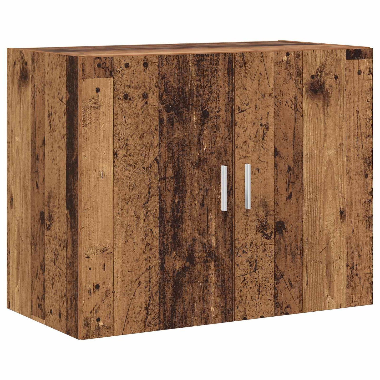 Wandkast Oud hout 80 x 42,5 x 64 cm Bewerkt hout is nu te koop bij PeponiXL, paradijselijk wonen!