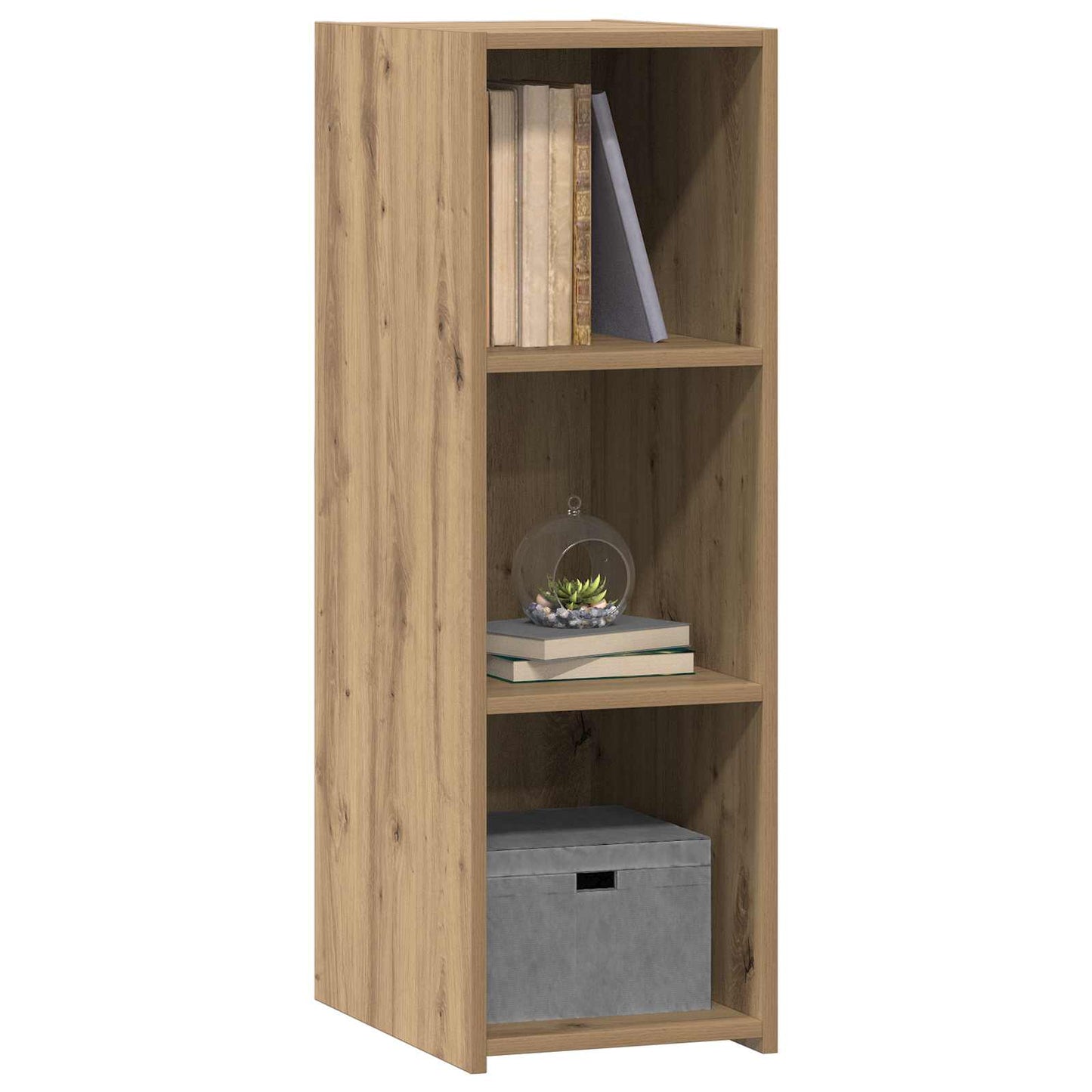 Dressoir Artisanaal eiken 30 x 41 x 93 cm Bewerkt hout is nu te koop bij PeponiXL, paradijselijk wonen!