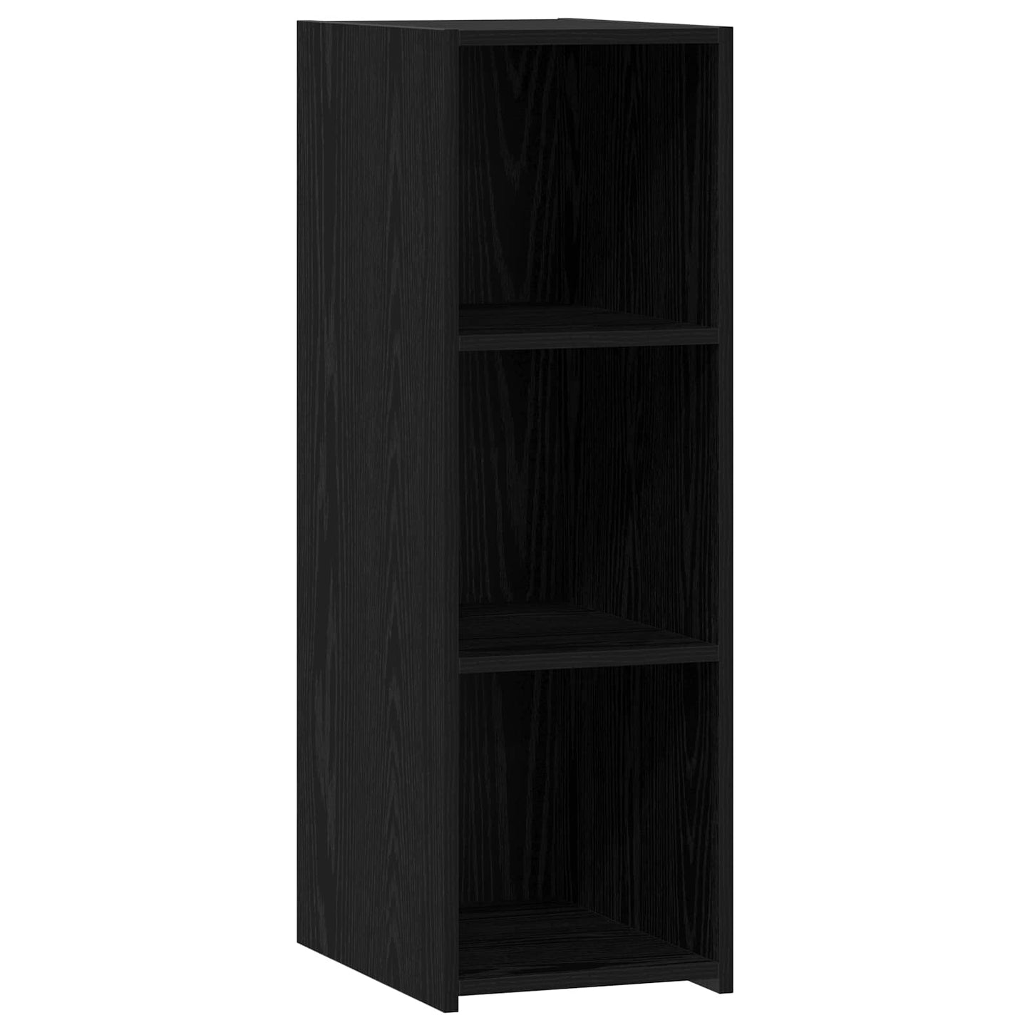 Dressoir Zwart eiken 30 x 41 x 93 cm Bewerkt hout is nu te koop bij PeponiXL, paradijselijk wonen!