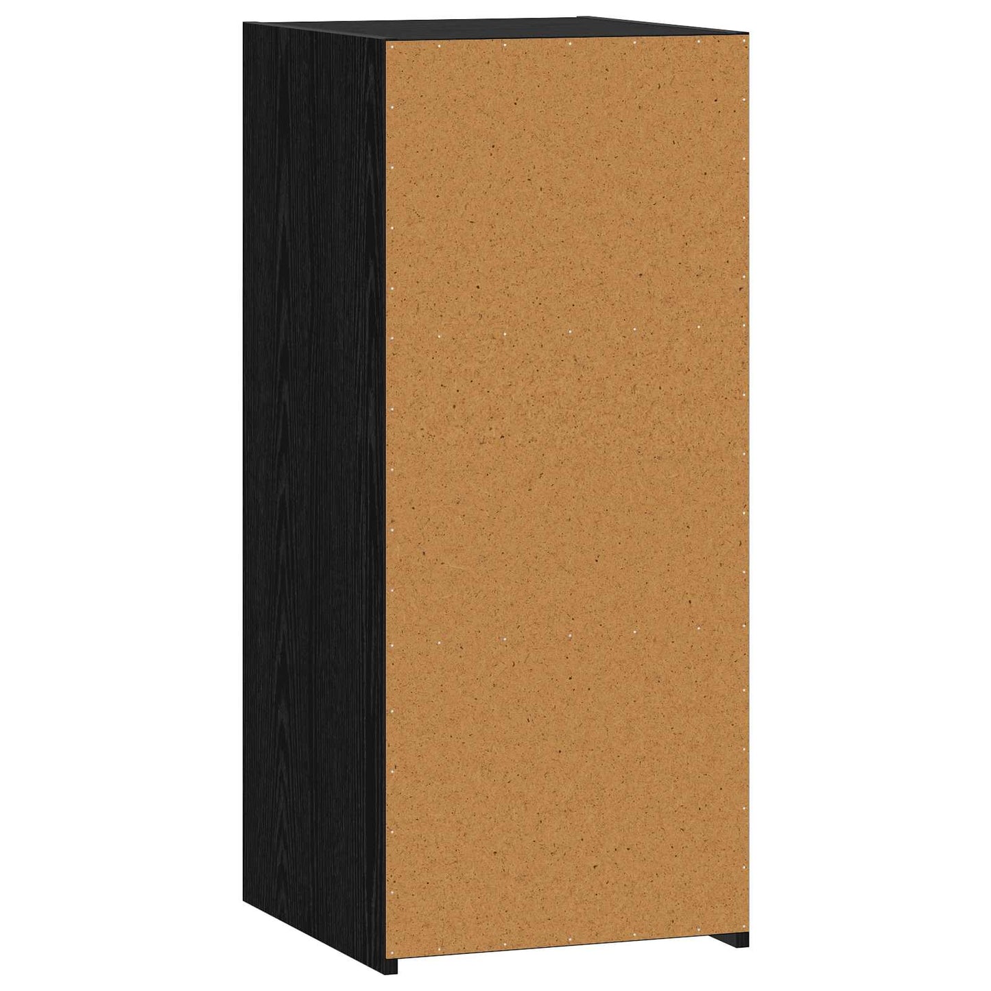 Dressoir Zwart eiken 40 x 41 x 93 cm Bewerkt hout is nu te koop bij PeponiXL, paradijselijk wonen!