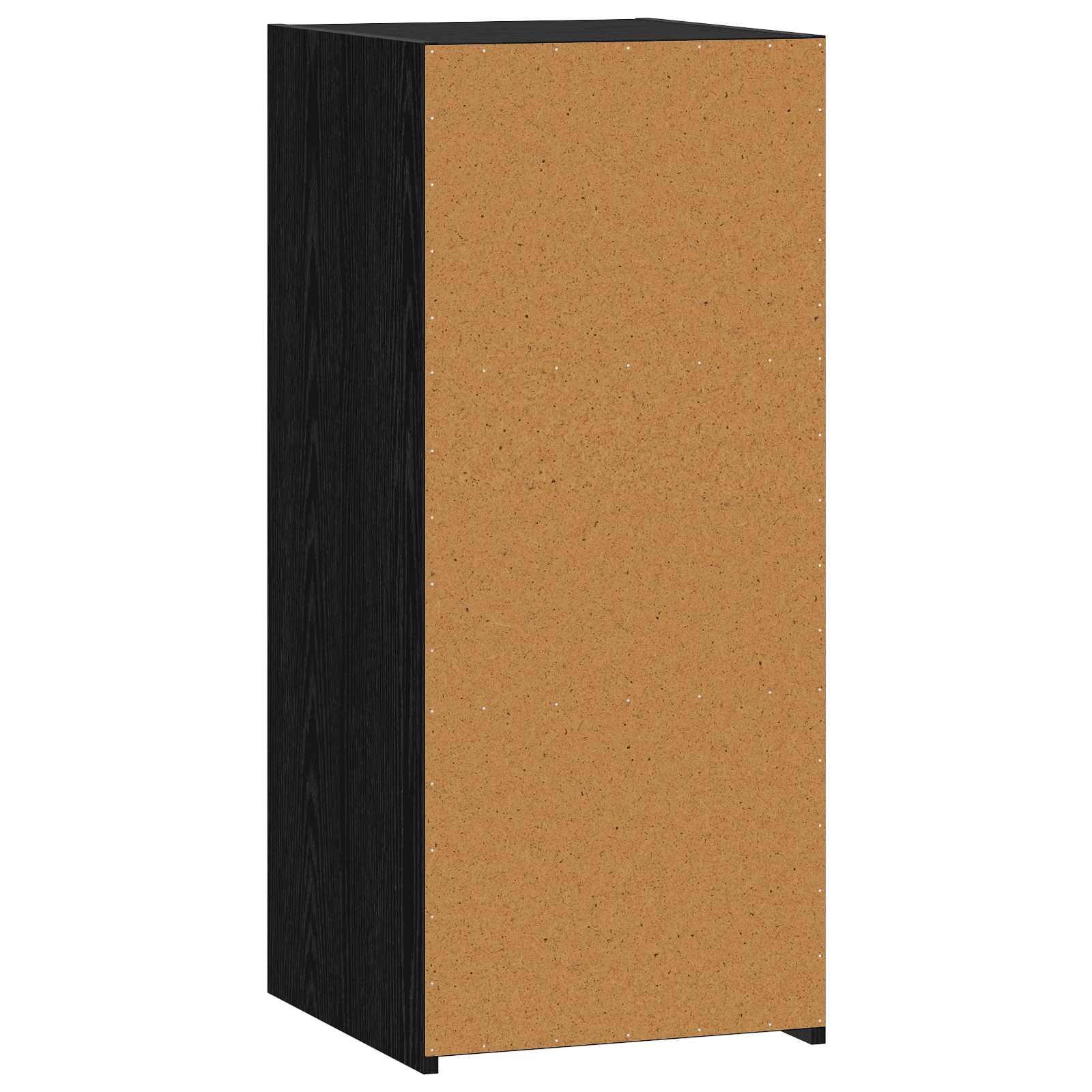 Dressoir Zwart eiken 40 x 41 x 93 cm Bewerkt hout is nu te koop bij PeponiXL, paradijselijk wonen!